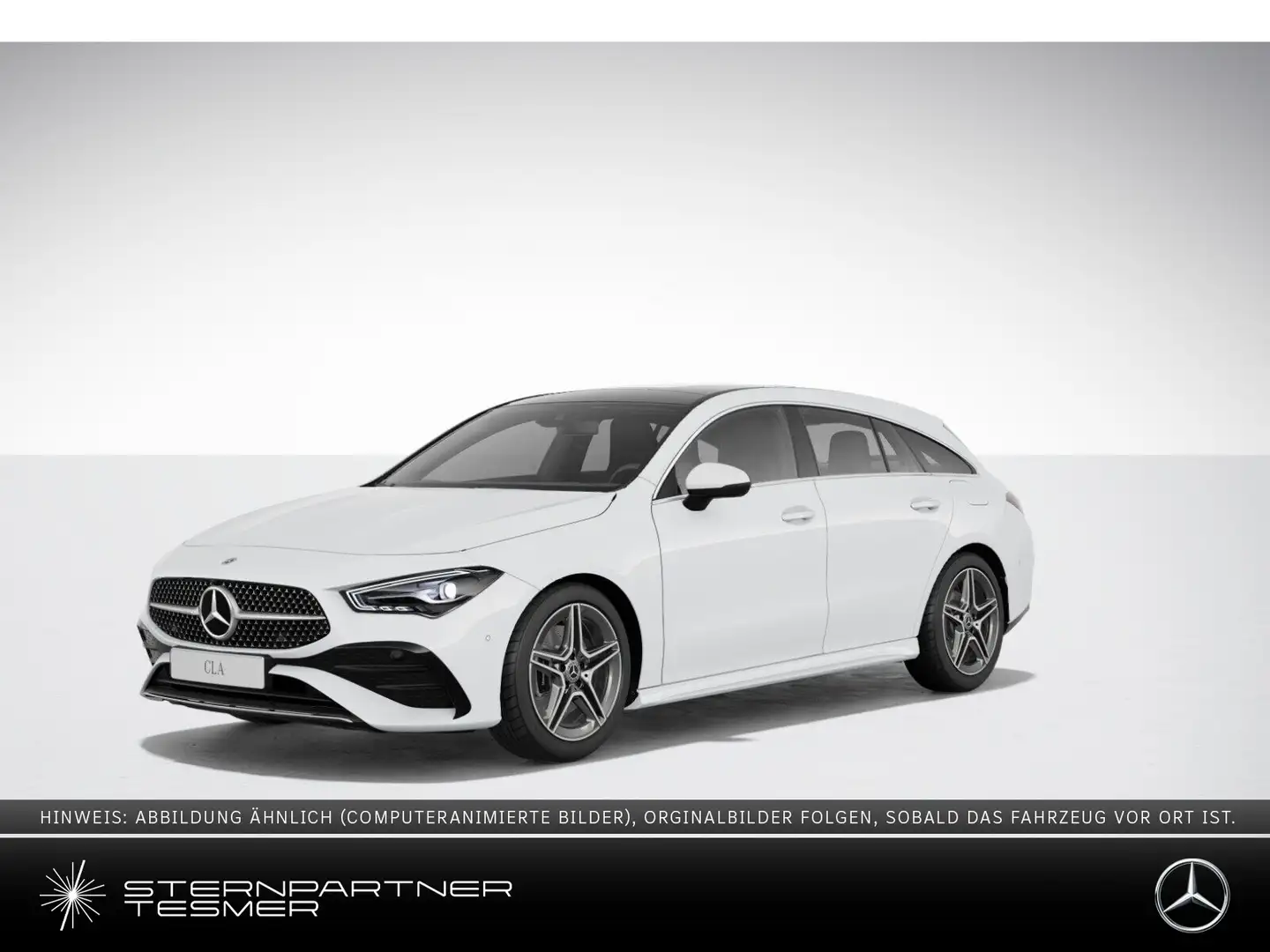 Mercedes-Benz CLA 200 SB +AMG+MBUX+LED+Vehrkerz.+PANO+KAMERA Weiß - 1