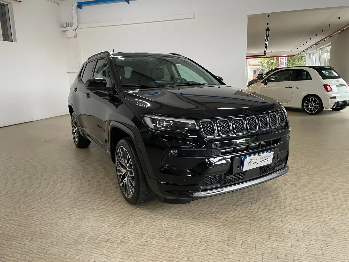 Jeep Compass 1.5 turbo mhev Summit 130cv dct Km 9800 Pelle-19" Zwart - 2