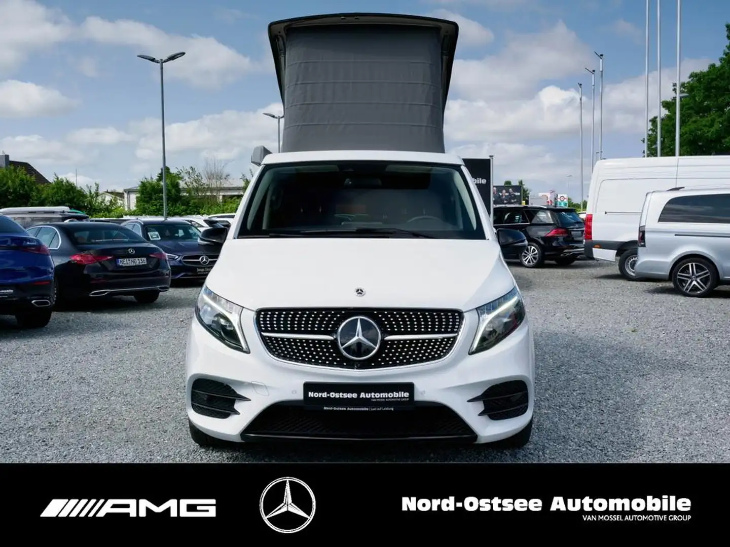 Mercedes-Benz V 300 MARCO POLO EDITION AMG DISTR AHK SHZ 360° Blanc - 2