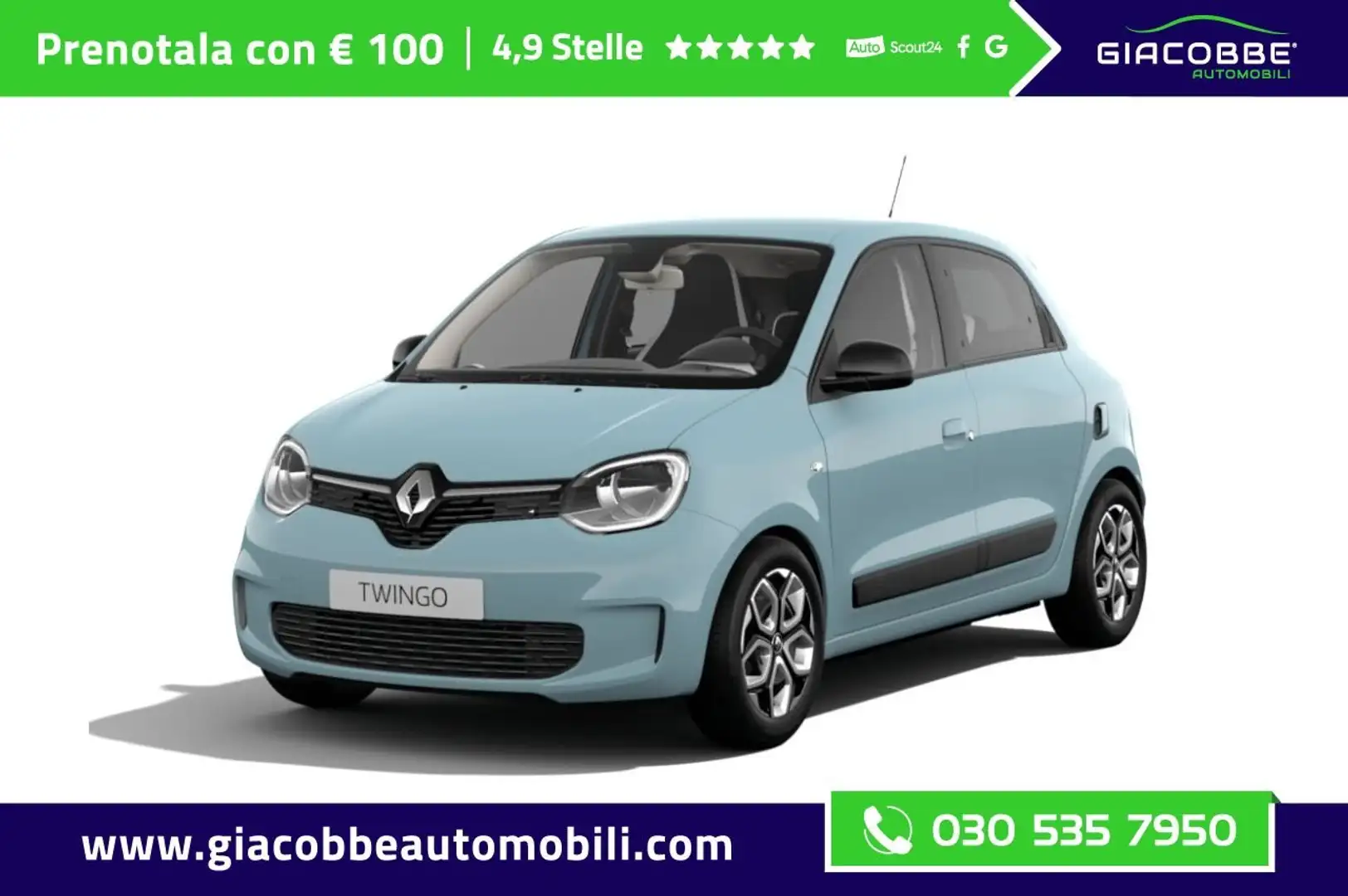 Renault Twingo Equilibe Electric 🔥CON INCENTIVI STATALI🔥 Bleu - 1