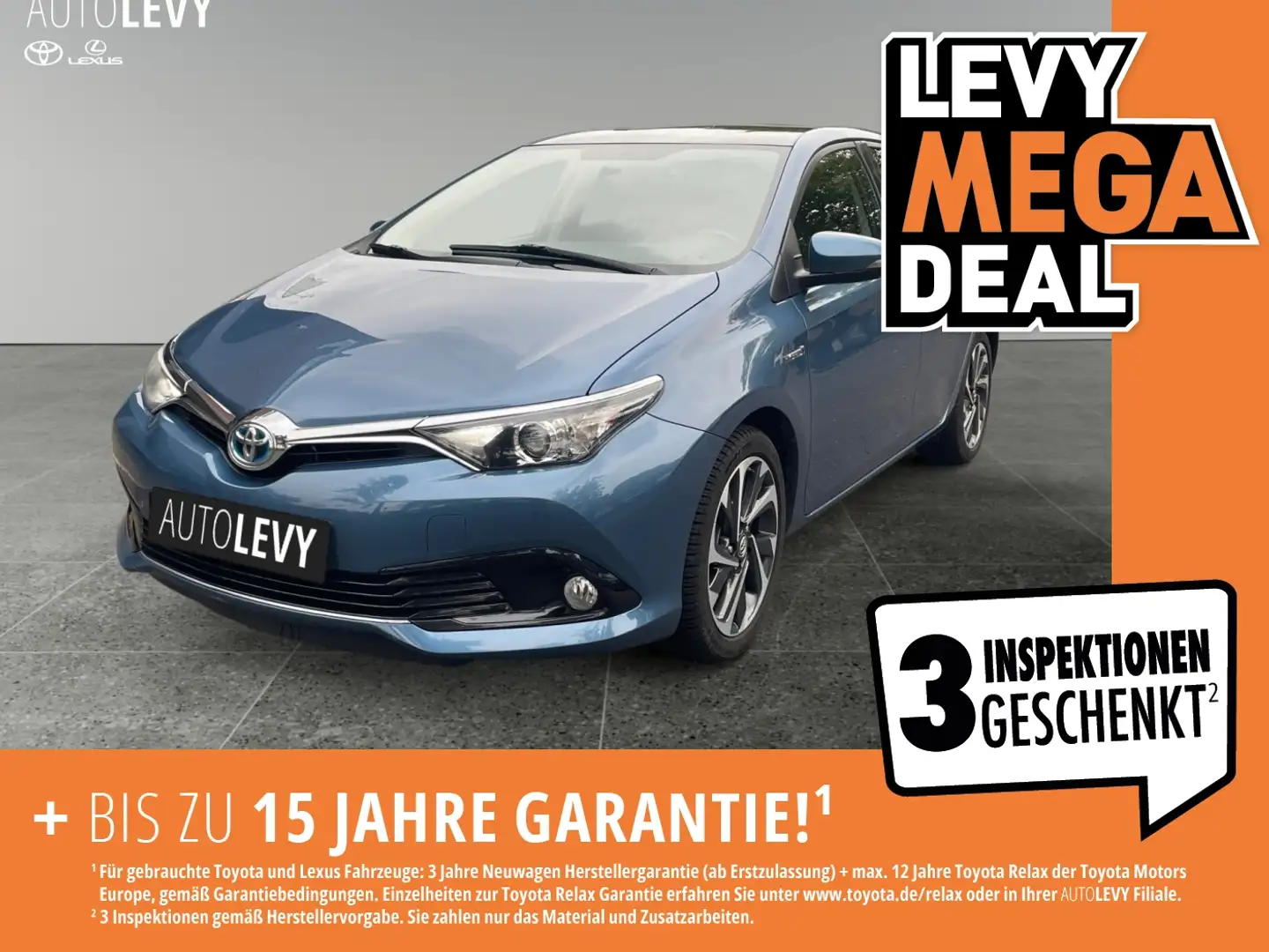 Toyota Auris 1.8 Hybrid *NAVI*KAMERA*CARPLAY*AA*SHZ Blau - 1