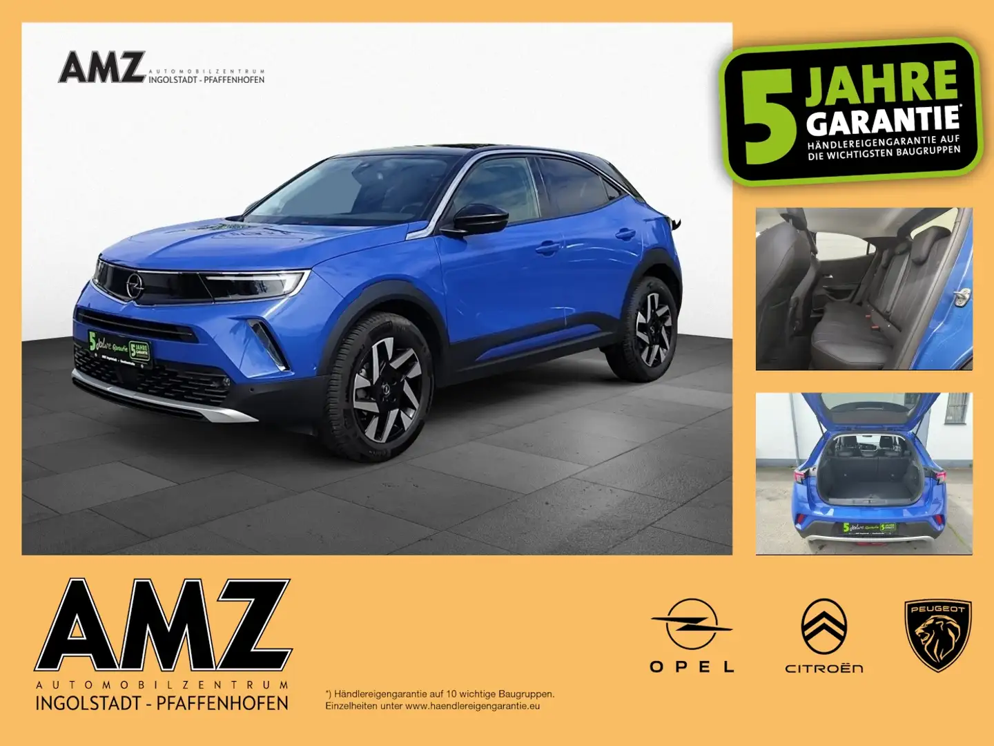 Opel Mokka Elegance Klimaauto. Winter-P. KAM PDC Bleu - 1