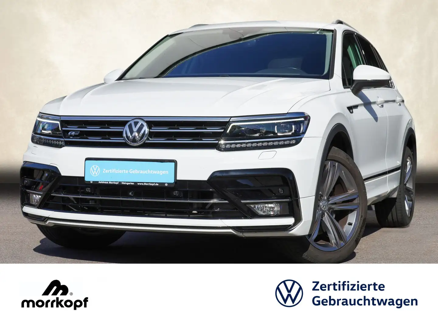 Volkswagen Tiguan 2.0TSI DSG R-LINE +LED+AHK+ Bluetooth Navi Weiß - 2