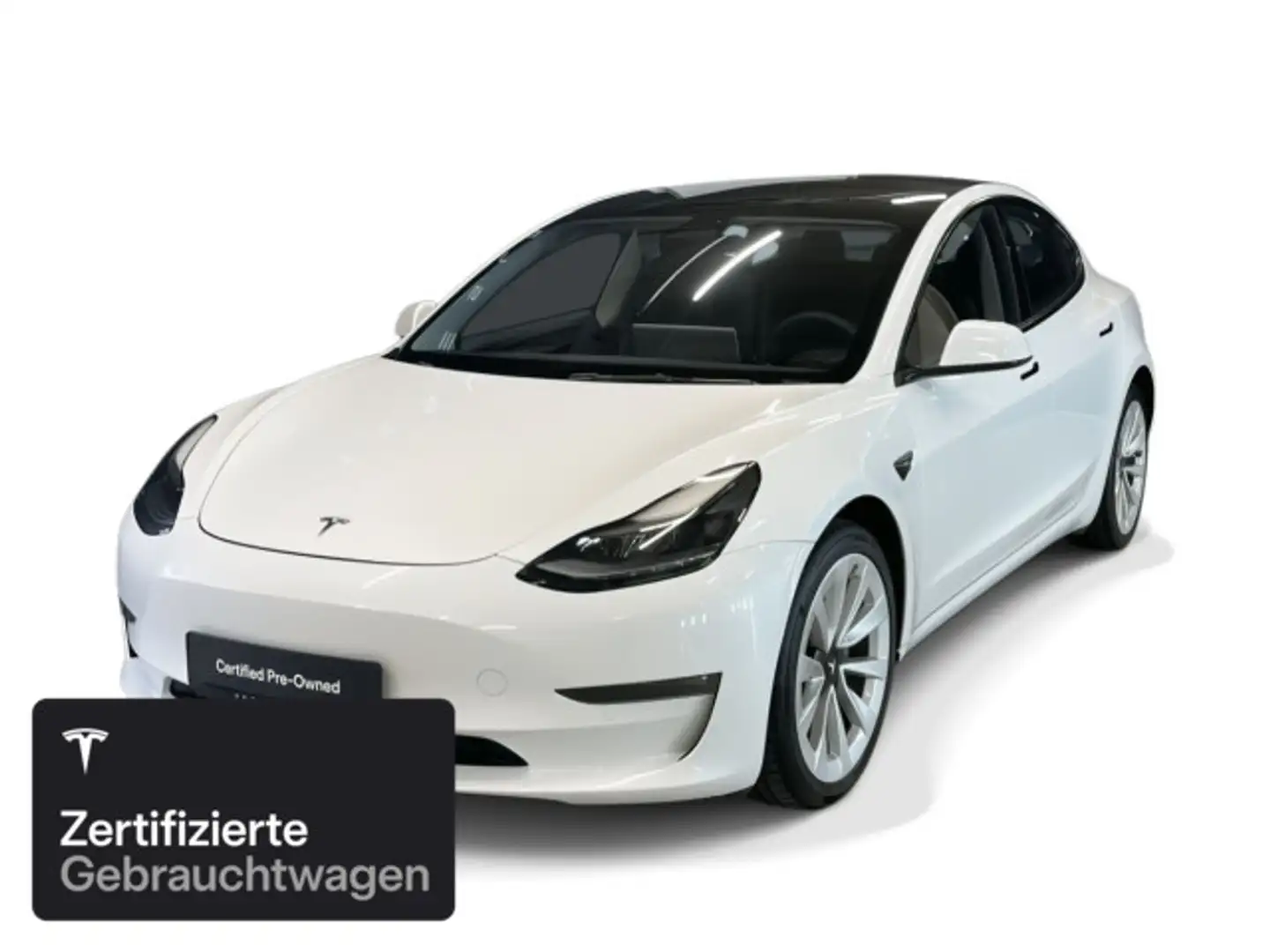 Tesla Model 3 Long Range AWD Weiß - 1