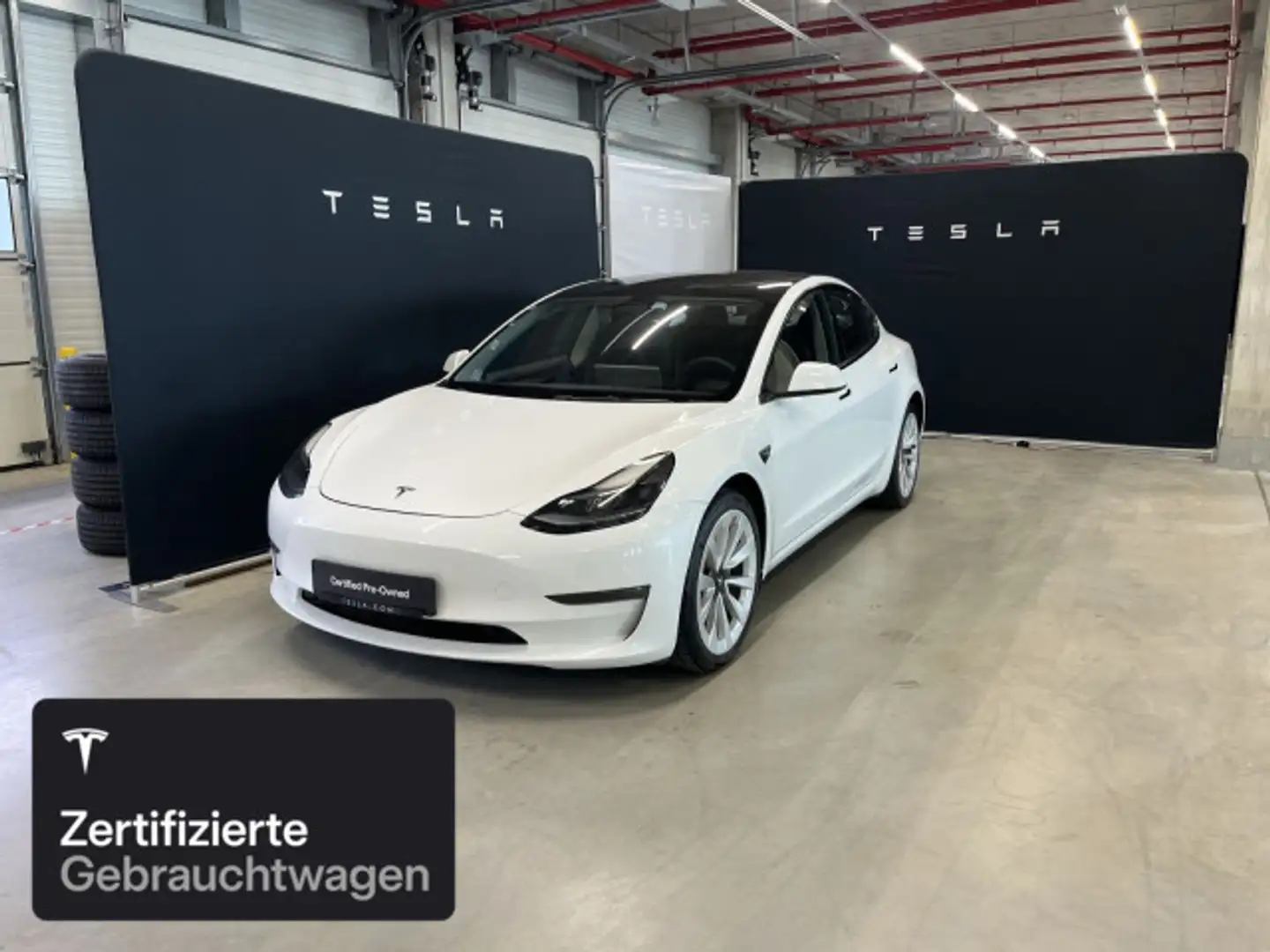 Tesla Model 3 Long Range AWD Weiß - 2