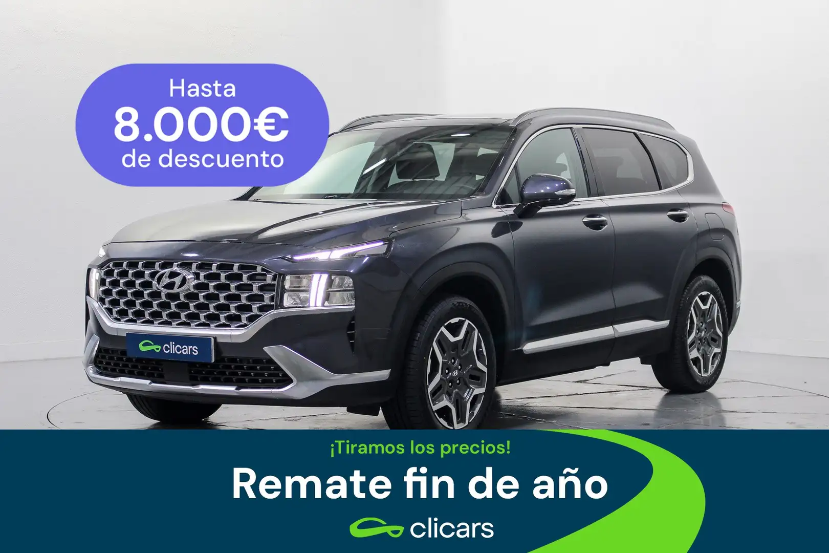 Hyundai SANTA FE 1.6TGDI HEV Tecno 7pl 2WD 6AT Blanco - 1