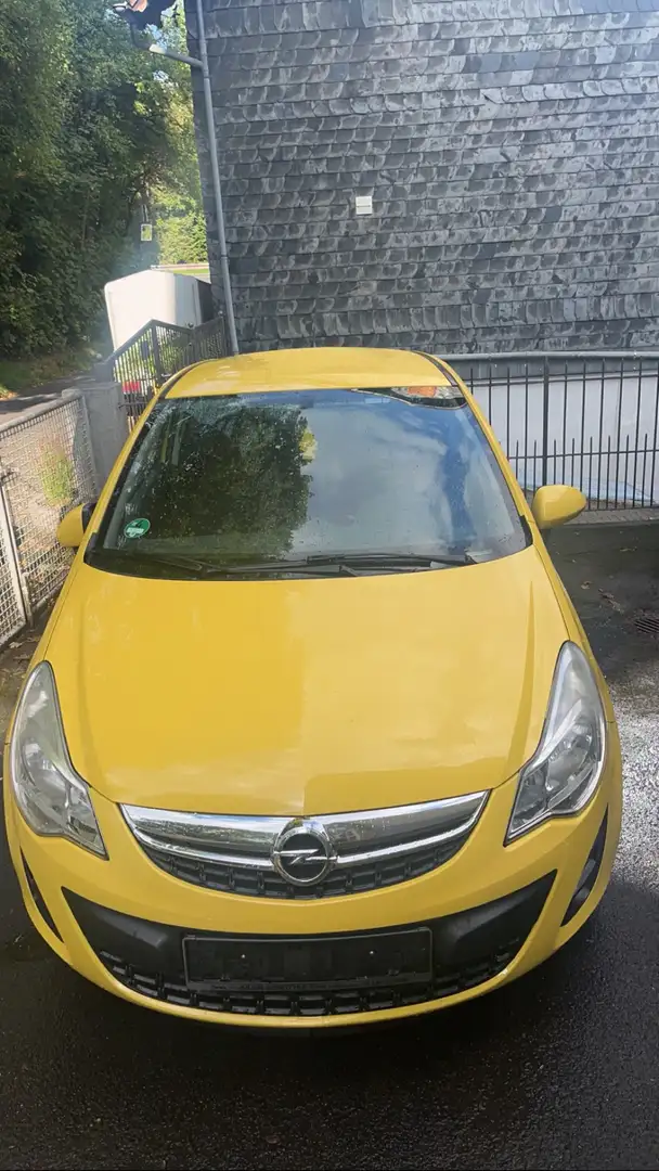 Opel Corsa ecoFLEX LPG Edition/Tüv neu /Benzia/top zustand Жовтий - 2