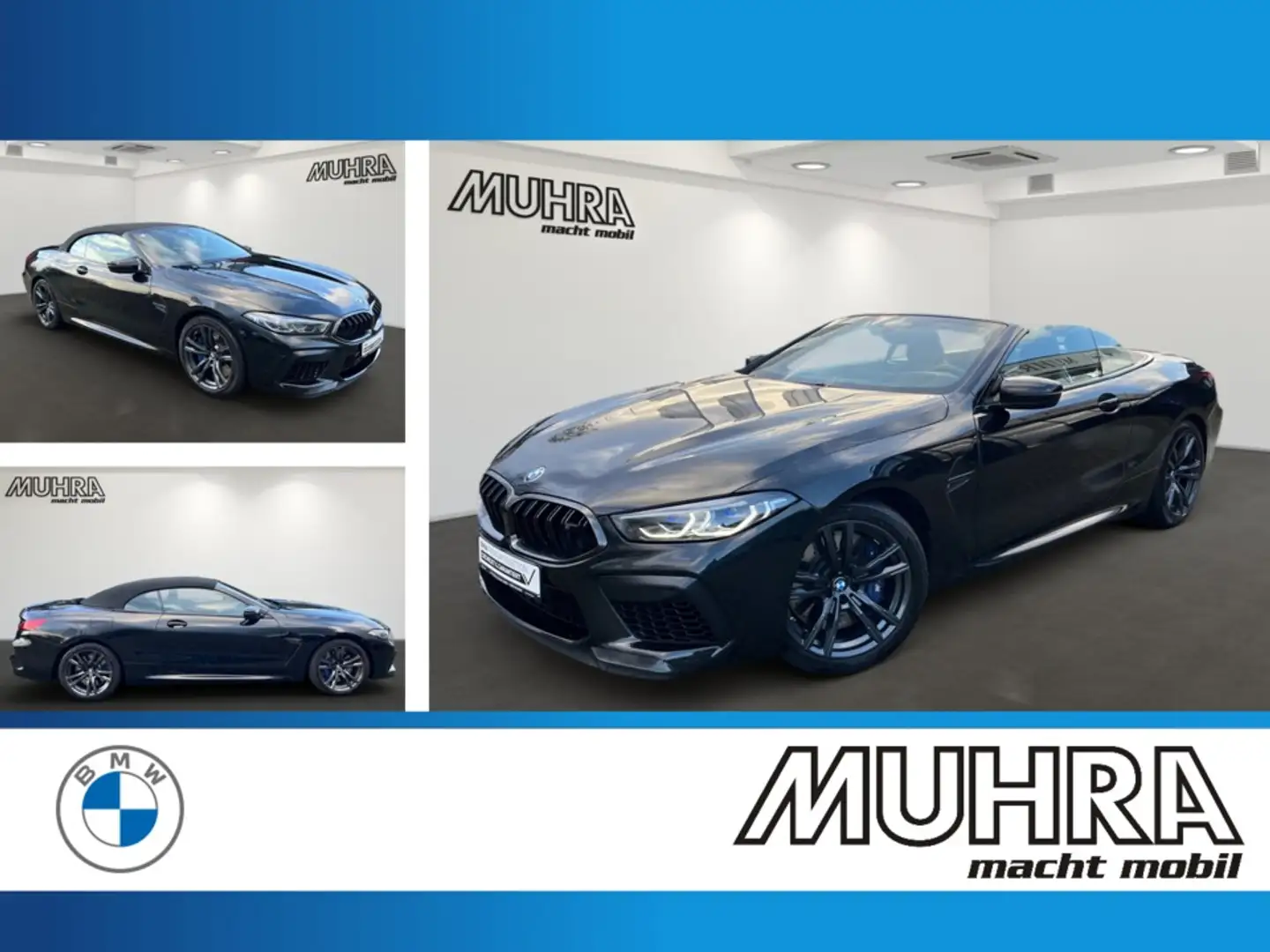BMW M8 Competition xDrive Cabrio DAProf Sitzlüft HUD Schwarz - 1