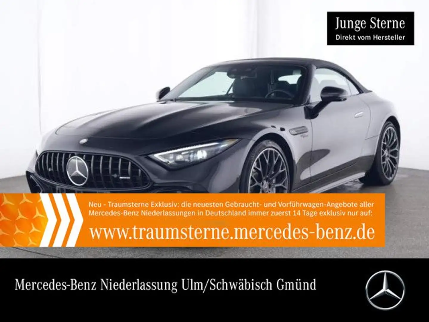 Mercedes-Benz SL 43 AMG Cab. AeroPak WideScreen Burmester Distr+ Чорний - 1