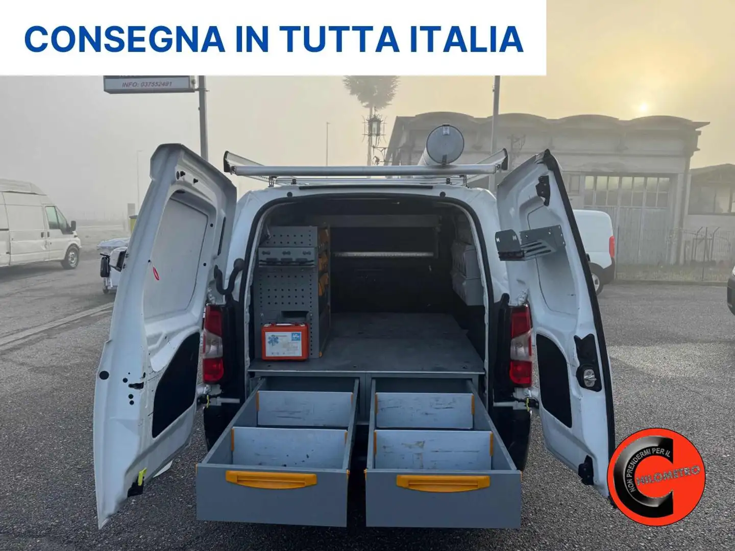 Opel Combo ATTREZZATO-OFFICINA MOBILE-1.5 TDI 100 CV-N1-E6D- Blanc - 2