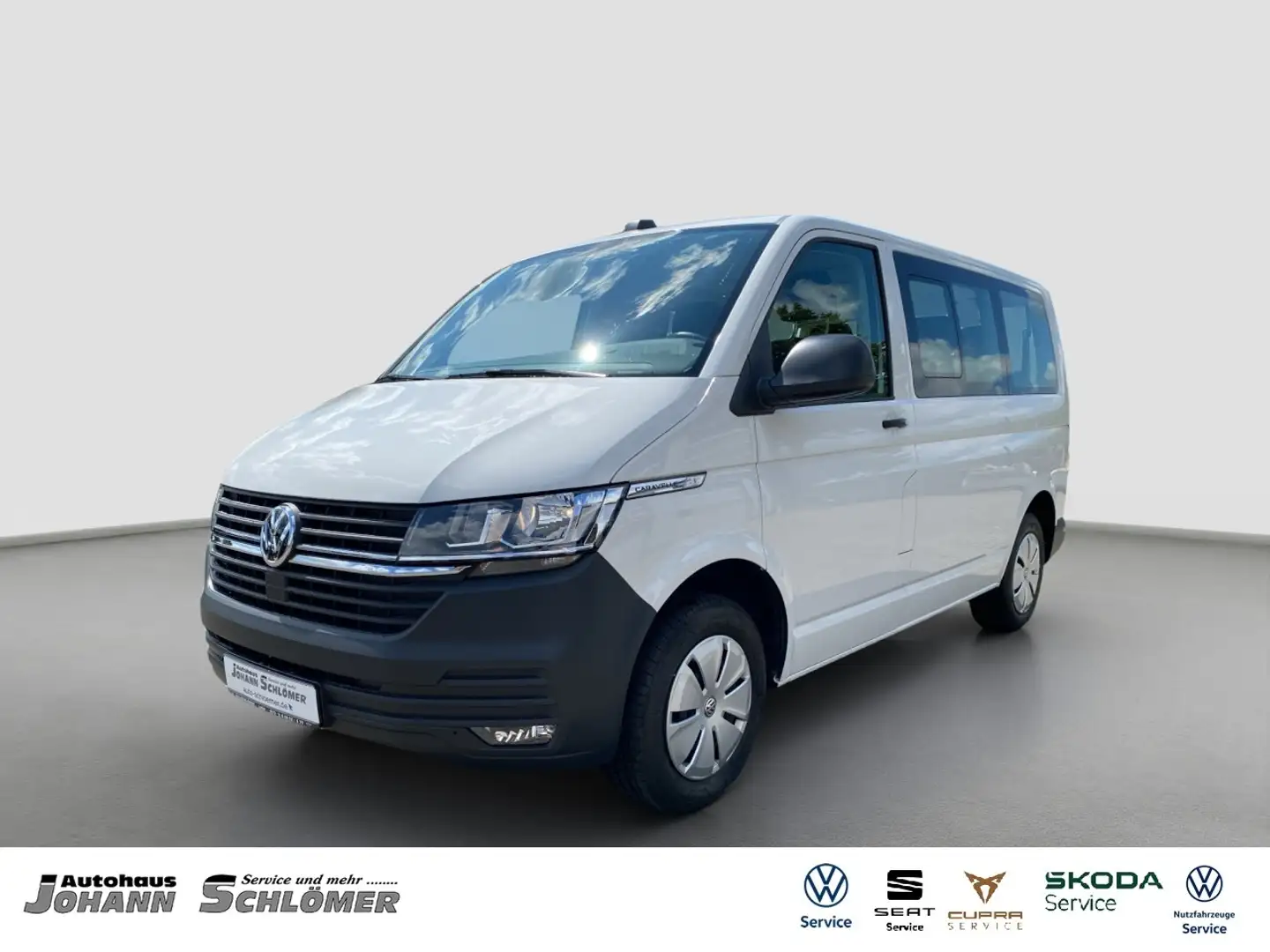 Volkswagen T6.1 Transporter 2.0 TDI Caravelle Trendline KLIMA Klima Weiß - 1