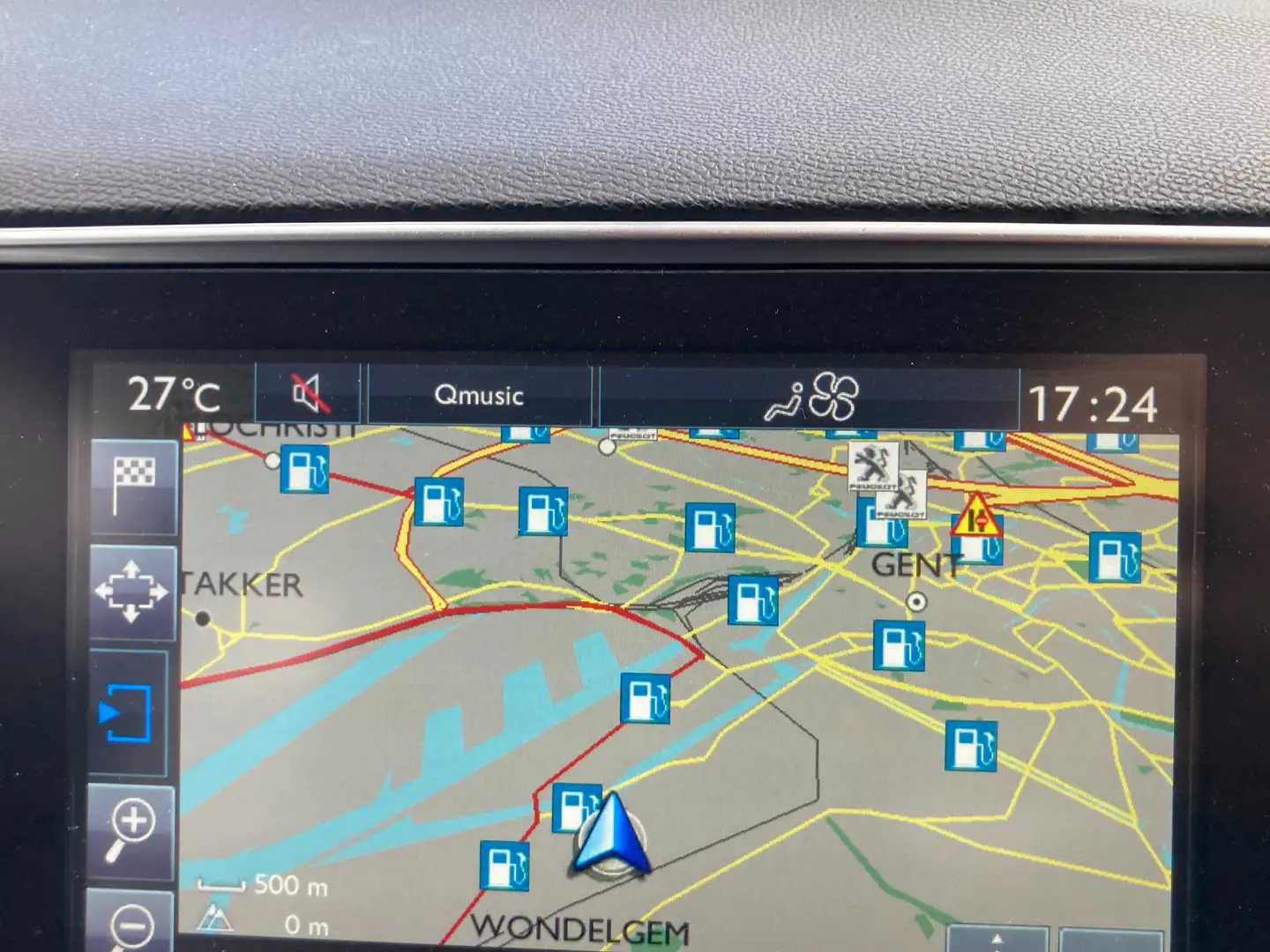 Peugeot 308 1.2 benzine 2017 met 97000km*GPS*PARKSENSOR*CAMERA Gris - 2