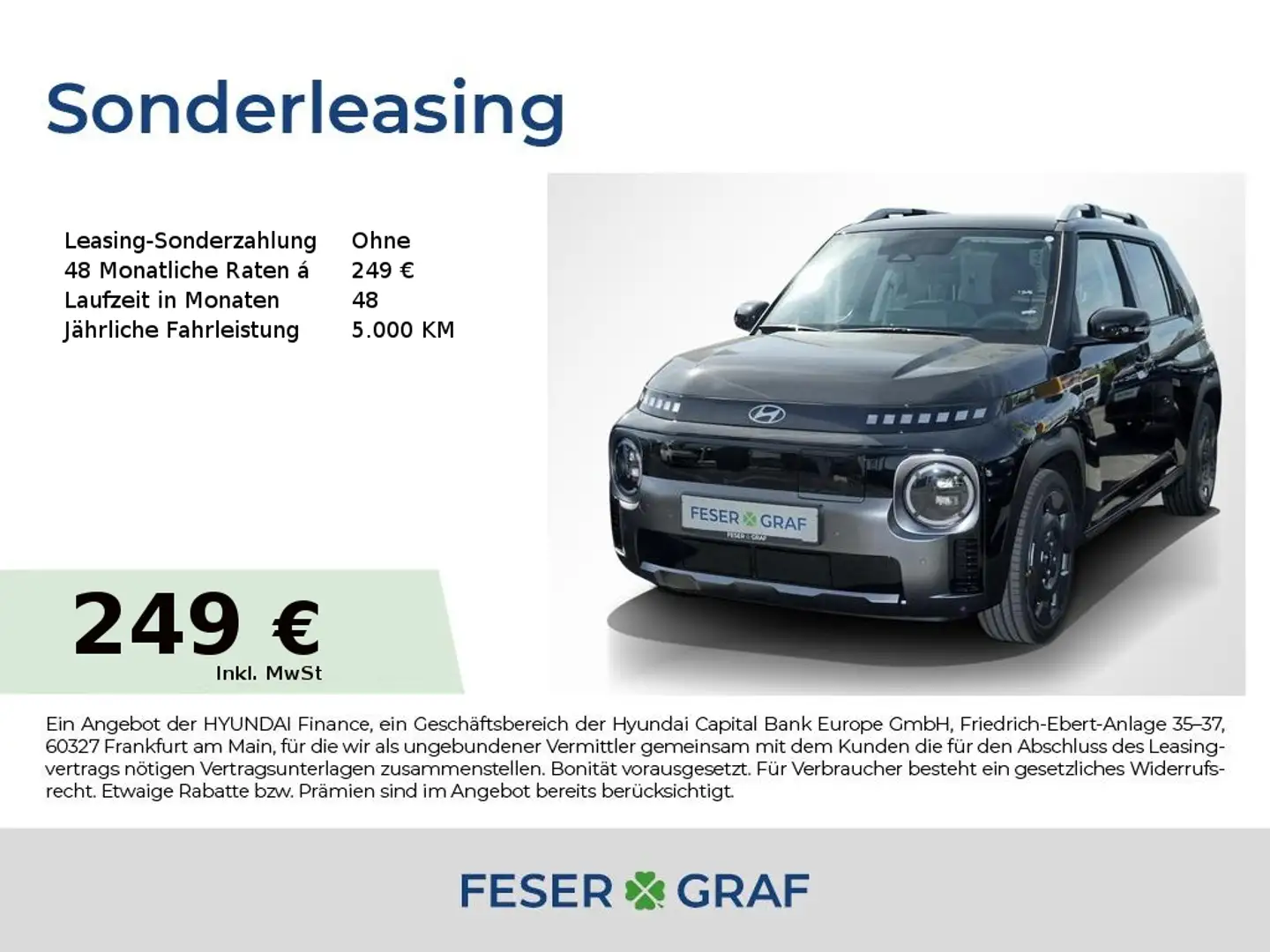 Hyundai Inster CROSS EFFI.-PAKET NAVI CAM LED SHZ LHZ Noir - 1