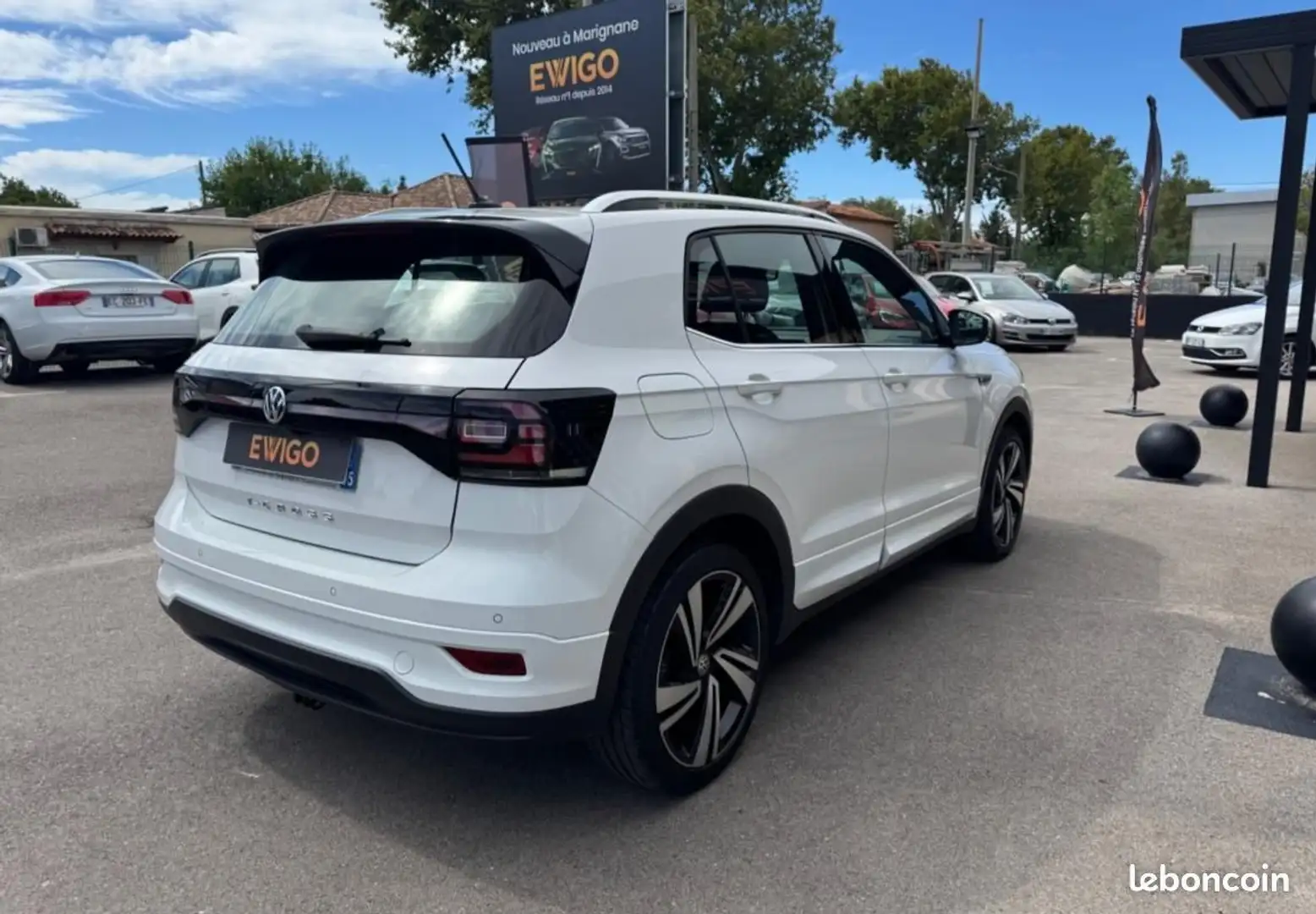 Volkswagen T-Cross 1.0 TSI 115CH R-LINE DSG7 BVA Blanc - 2