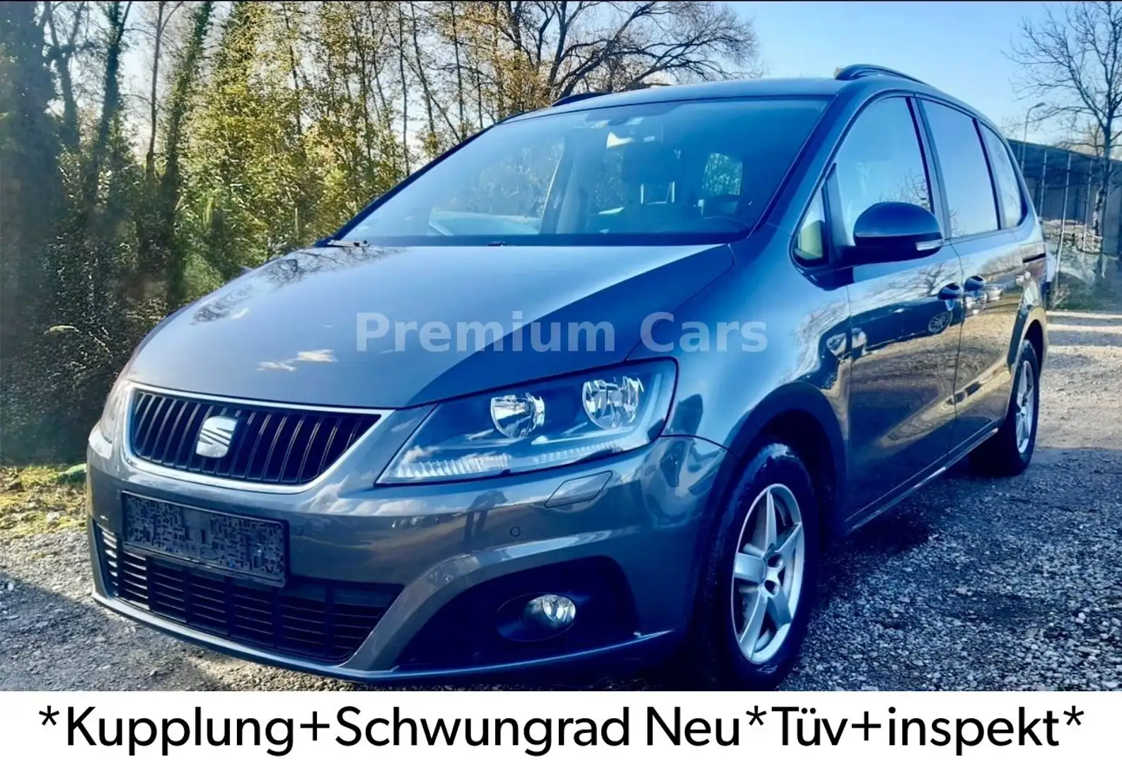 SEAT Alhambra 2.0 TDI Style*7-Sitzer*Kupl+Schw Neu* Gris - 1