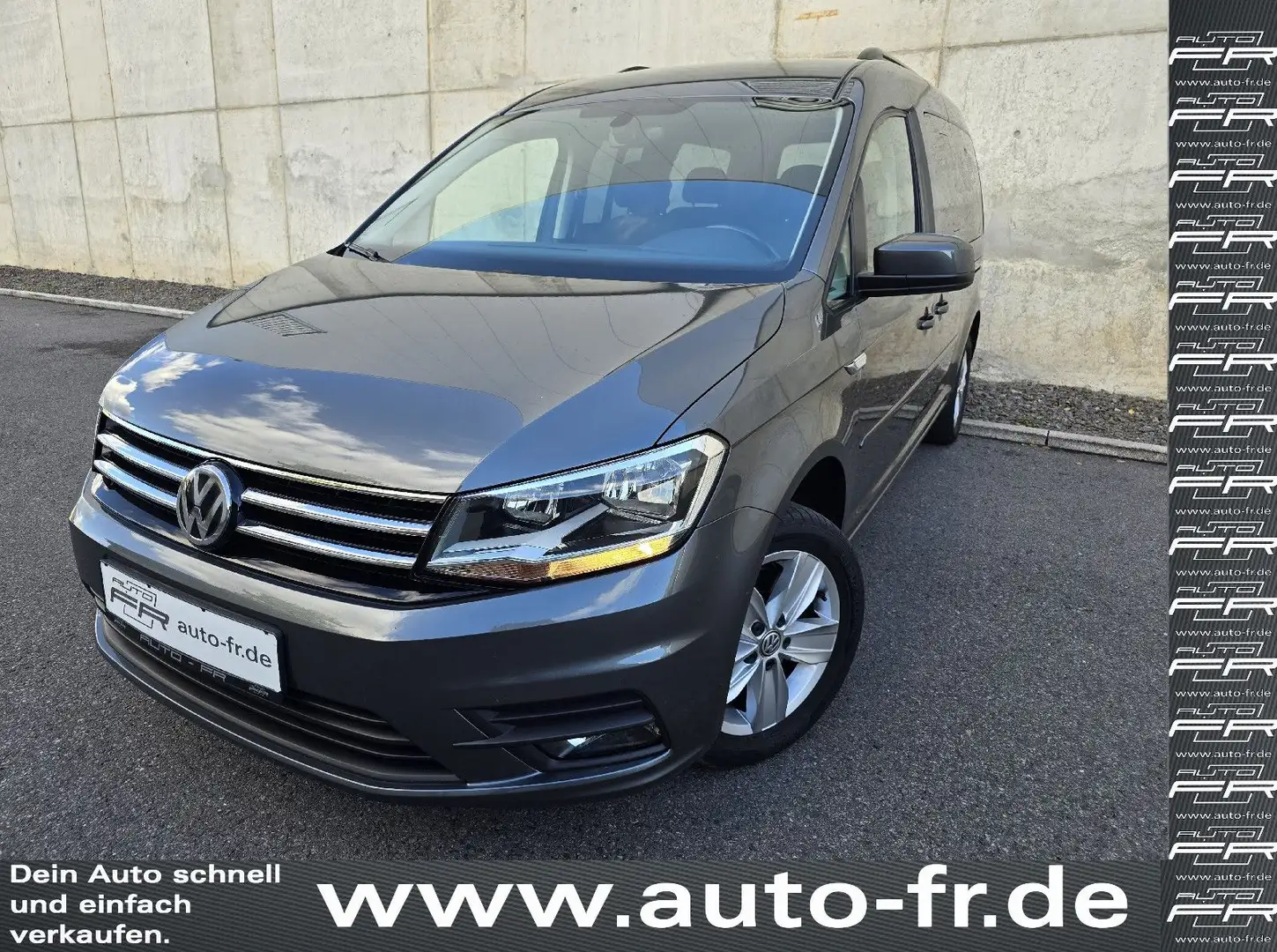 Volkswagen Caddy Maxi Lang 2,0TDI 150PS AHK 7-Sitzer DSG Gris - 1
