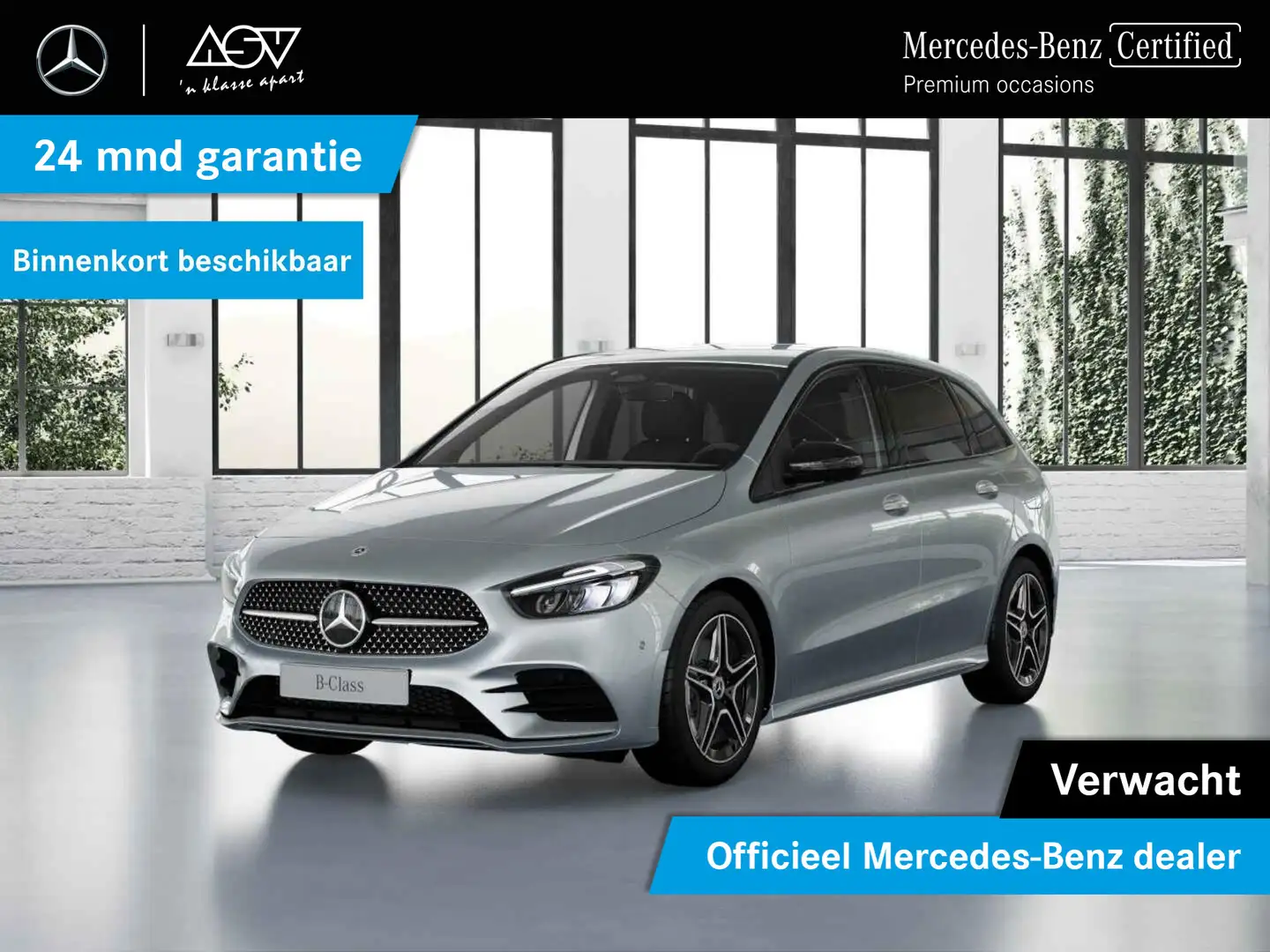 Mercedes-Benz B 250 B e AMG Line Wegklapbare trekhaak, Nightpakket Zilver - 1