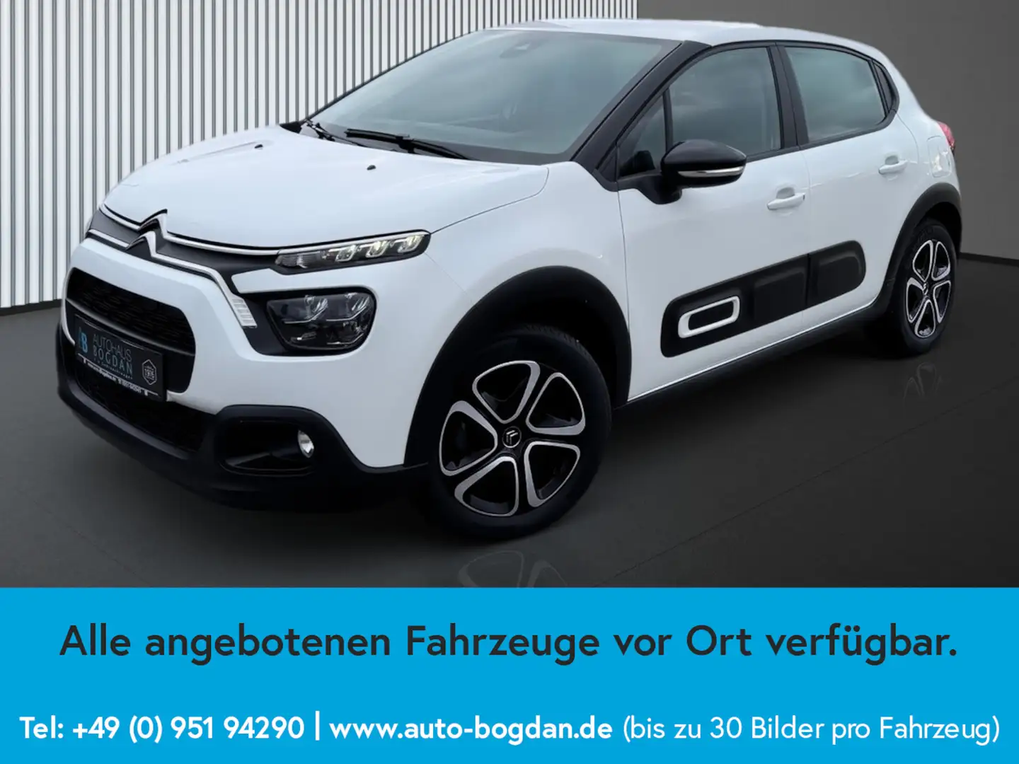 Citroen C3 PureTech LED*Navi v.App*Tempomat*SHZ*DAB Weiß - 2