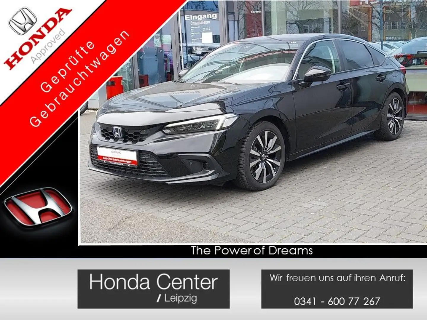 Honda Civic e:HEV Elegance/Allwetterreifen Schwarz - 1