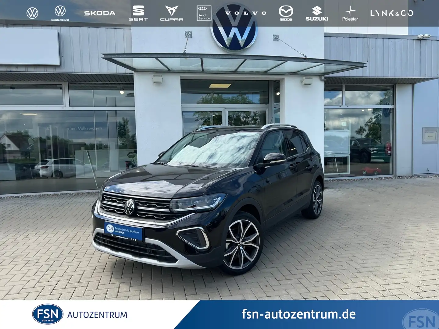 Volkswagen T-Cross 1.0 TSI Style DSG MATRIX AHK NAVI RFK Schwarz - 1