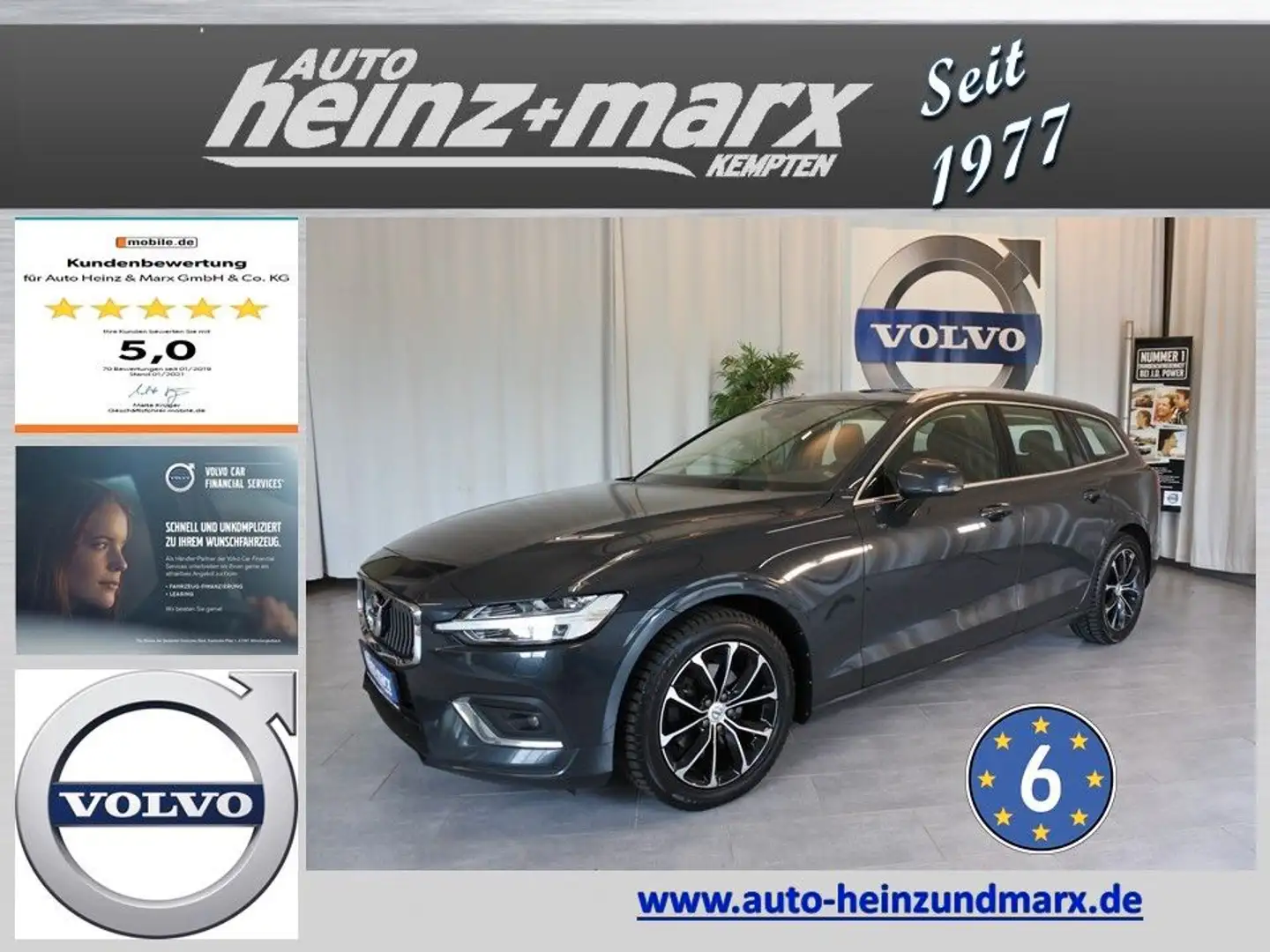 Volvo V60 D4 Inscription  *ACC-Standheizung-Kamera* Grey - 1