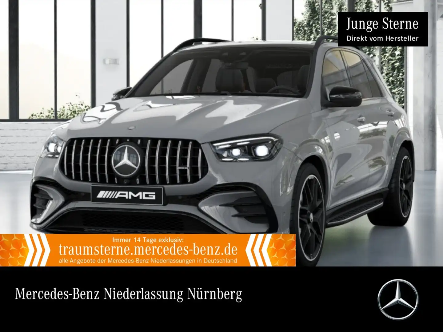 Mercedes-Benz GLE 53 AMG GLE 53 4M NIGHT+PANO+360+MULTIBEAM+FAHRASS+22"+HUD Grau - 1