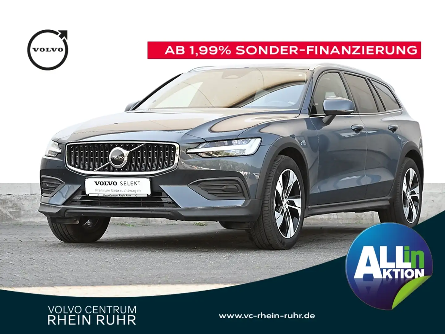 Volvo V60 Cross Country B4 AWD Plus+HK+MEMORY+ Blauw - 1