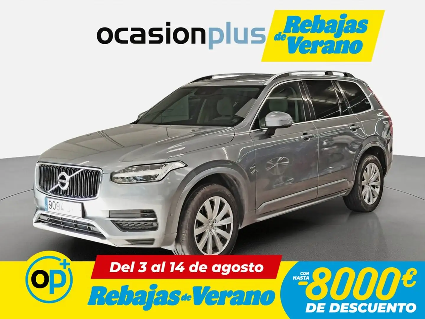 Volvo XC90 D5 Momentum 7pl. AWD 235 Aut. Gris - 1