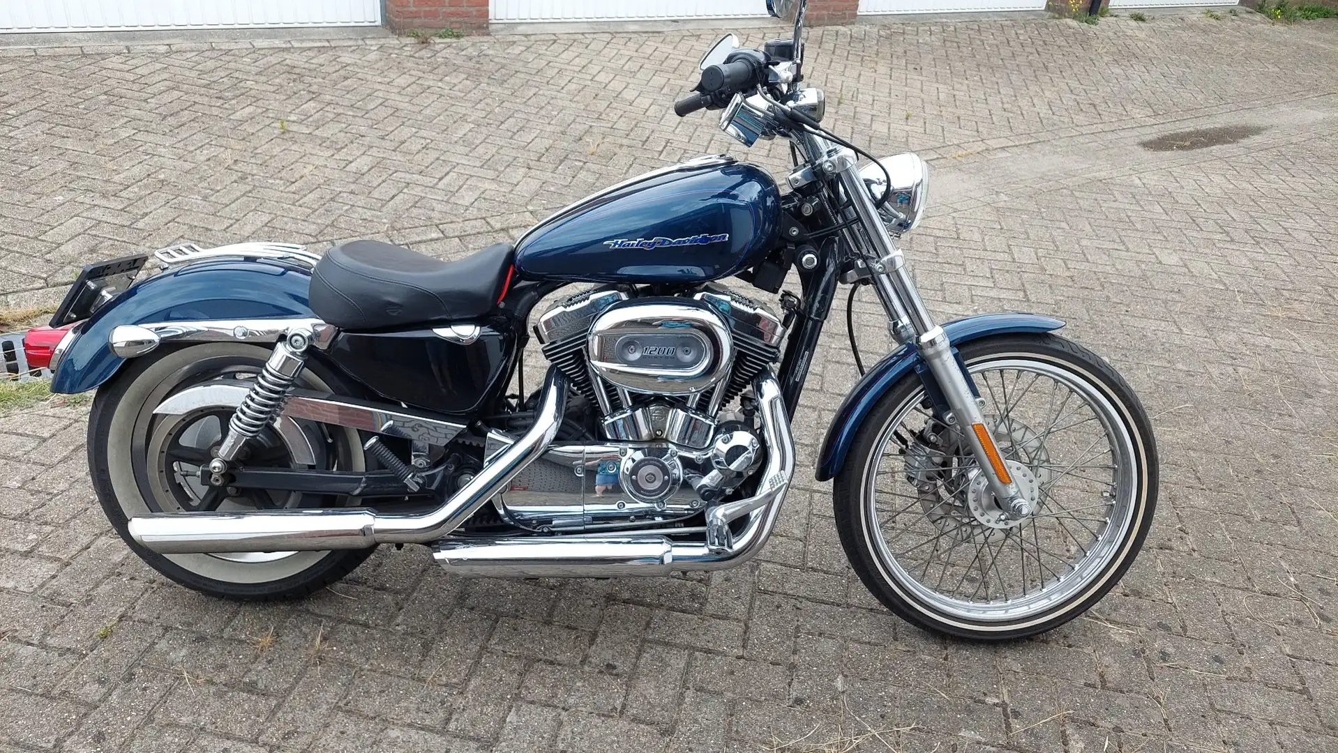 Harley-Davidson XL 1200 Sportster XL1200C Bleu - 1