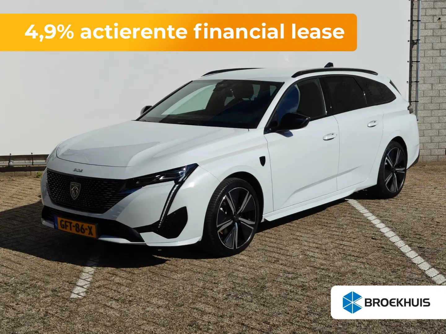 Peugeot 308 SW 1.2 PureTech GT | Achteropkomend verkeer waarsc Wit - 1