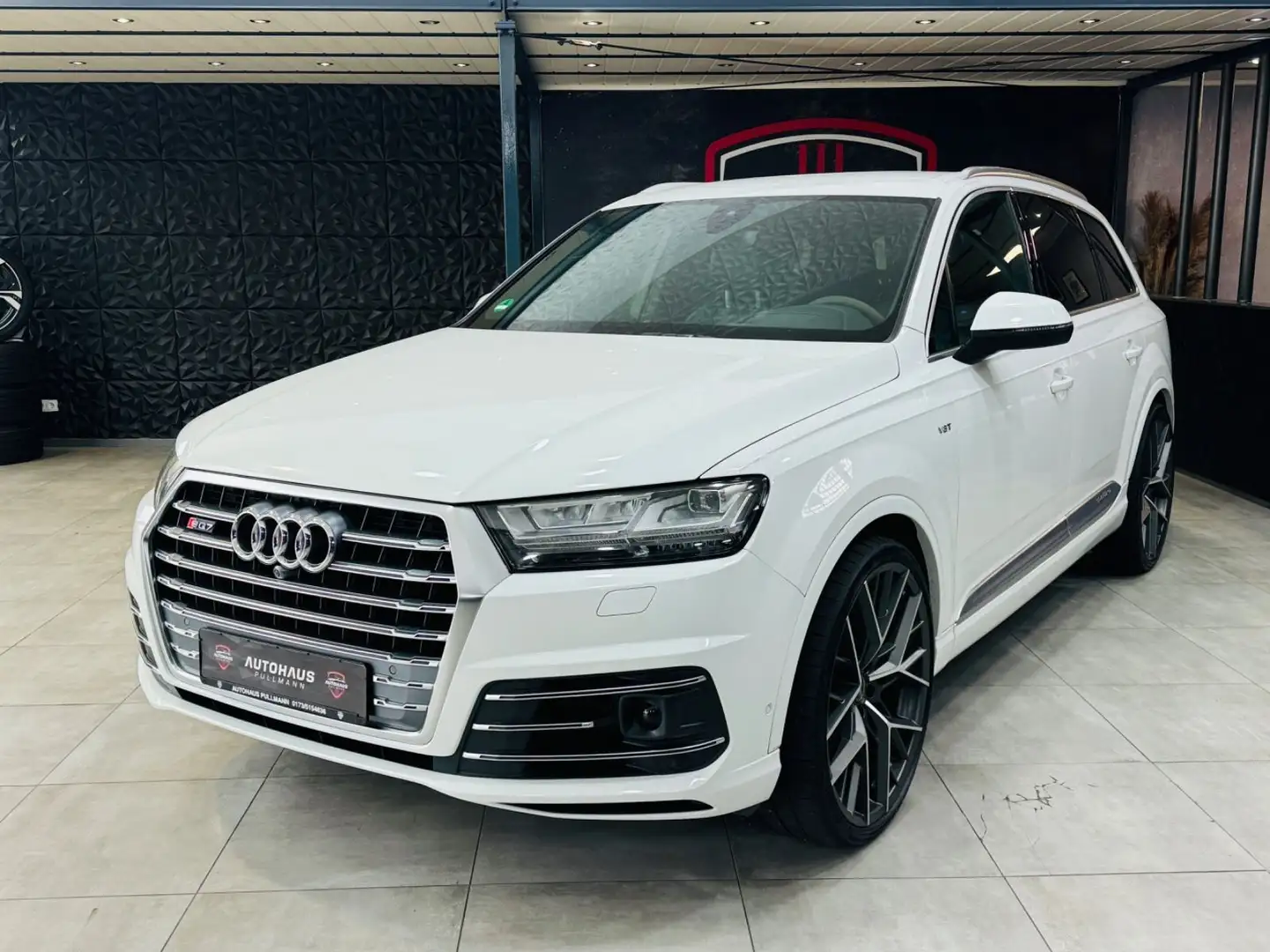 Audi SQ7 4.0 TDI +360°+HUD+23ZOLL+ Weiß - 1
