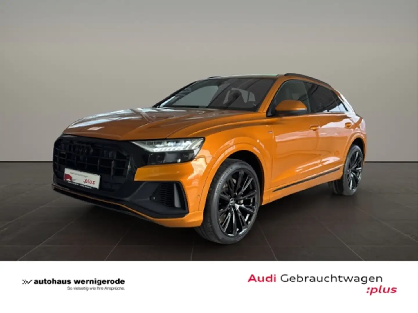 Audi Q8 55TFSI e quattro *HUD*AHK*B&O*Nachtsicht* Naranja - 1