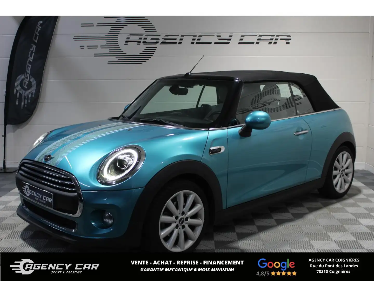 MINI One Cabriolet 1.5i - 102  F57 LCI  One Heddon Street Bleu - 1