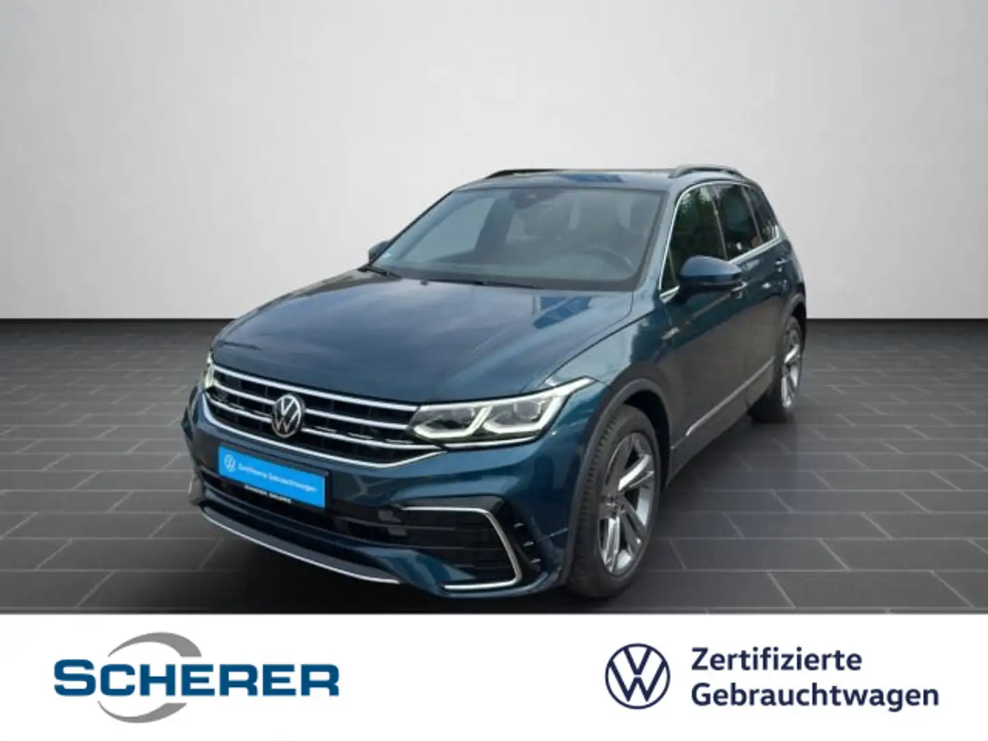 Volkswagen Tiguan R-Line 1.5 TSI DSG NAVI PANO AHK IQ.LIGHT Blau - 1