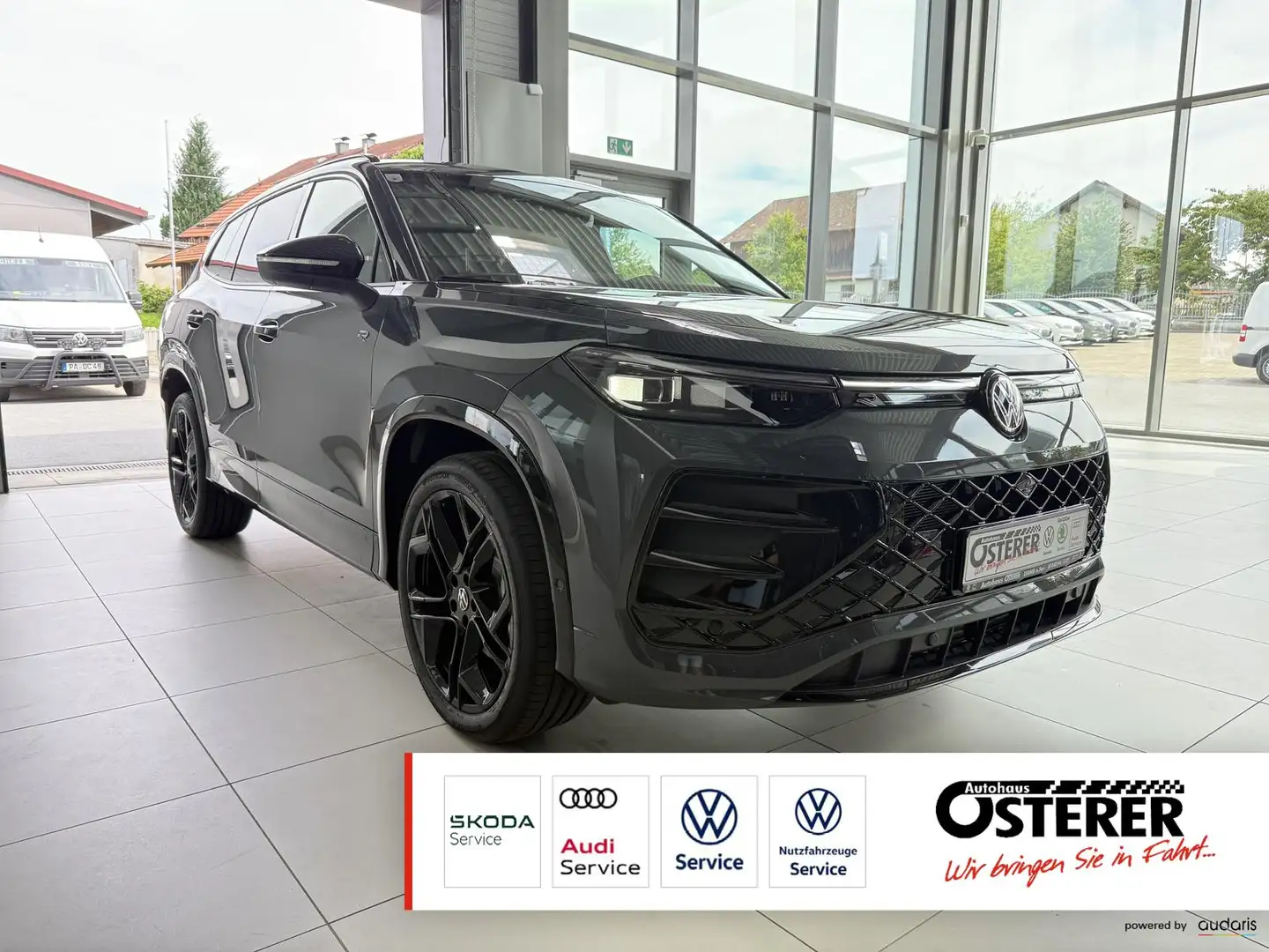 Volkswagen Tayron 2.0 TDI-Black Style-R-Line-5 Jahre Garantie-Allrad Gris - 1