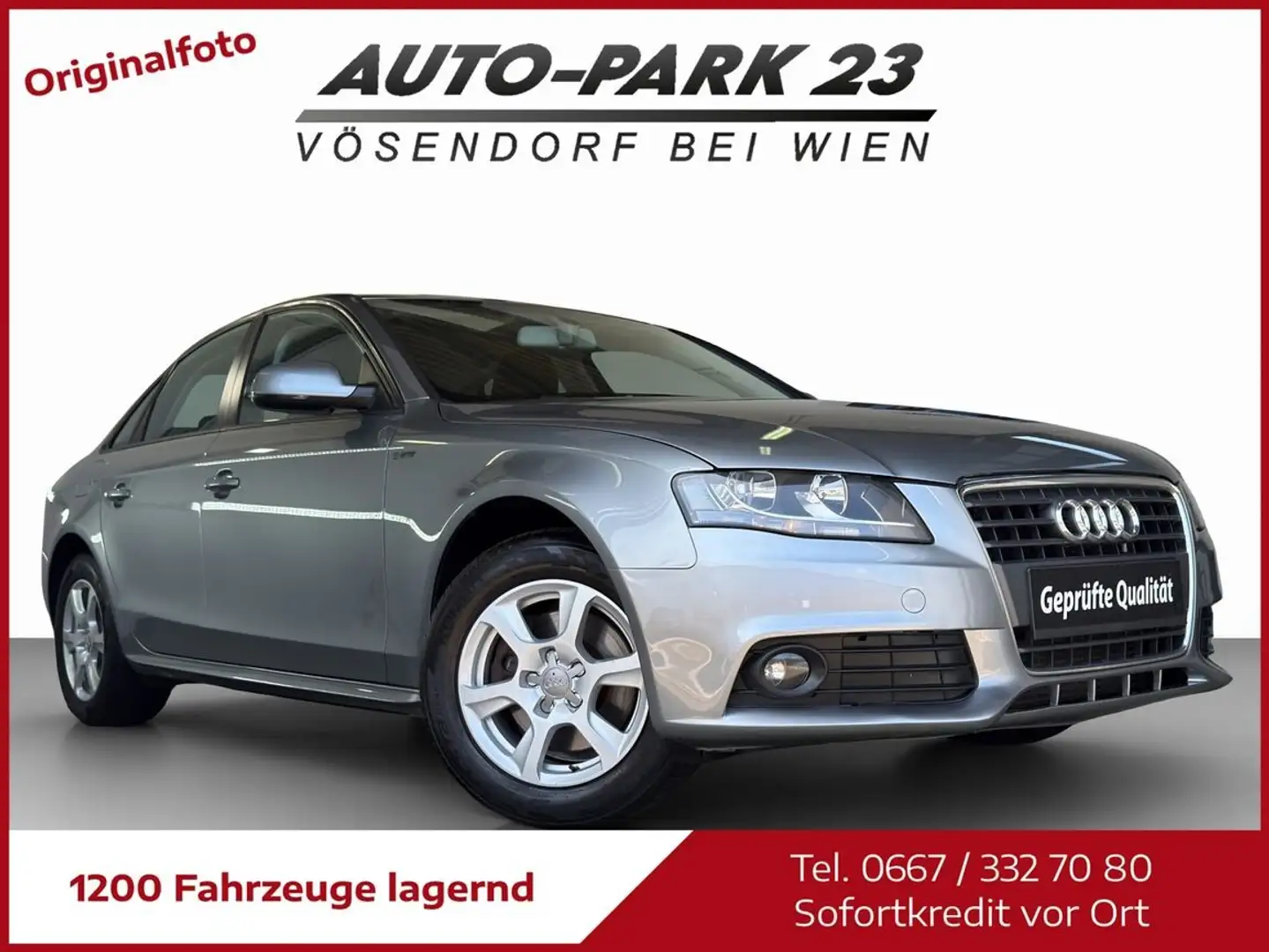 Audi A4 A4 2,0 TDI*TOP-GEPFLEGT**AUDI SERVICE HEFT*MOD2012 Grau - 1