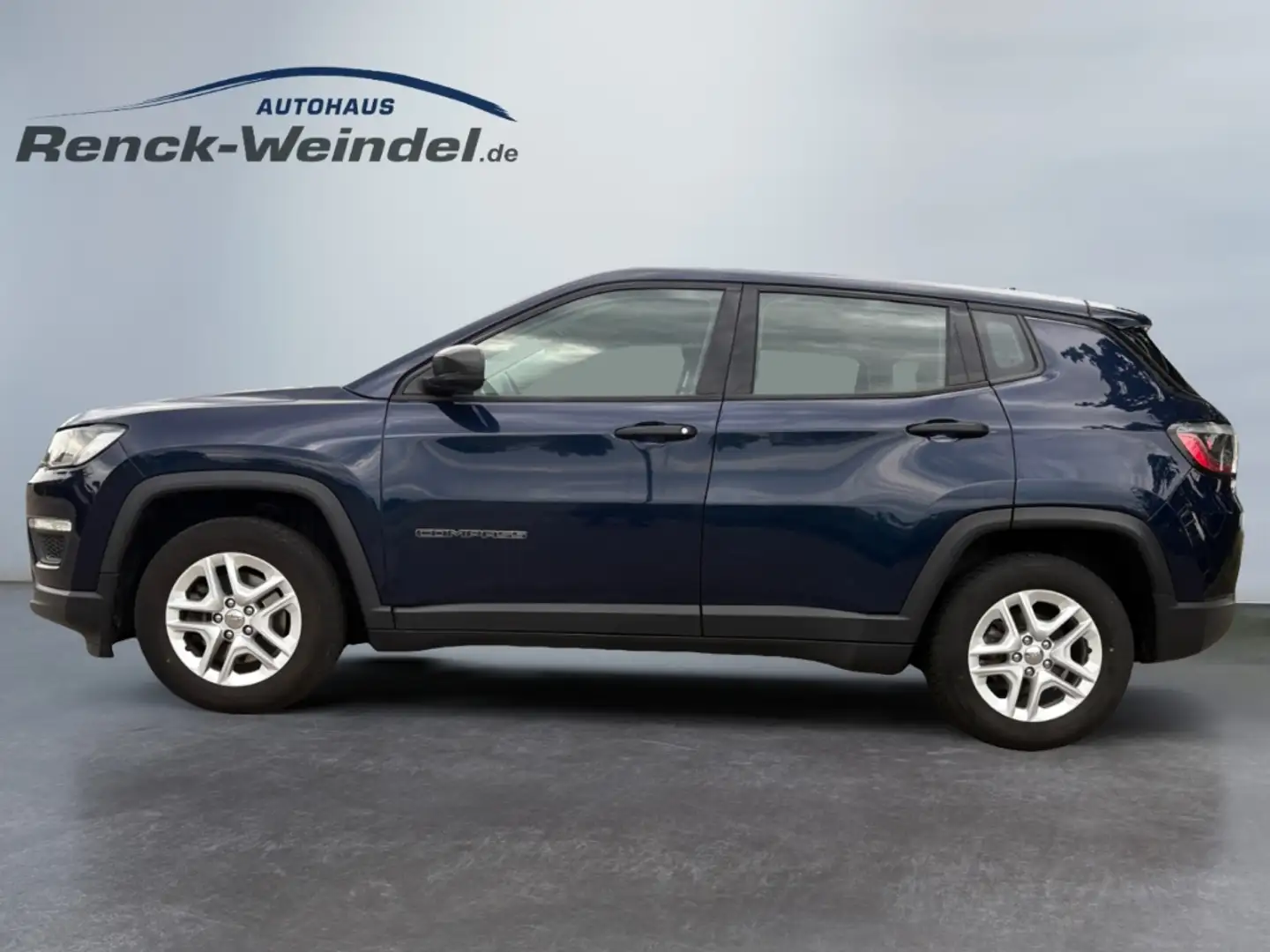 Jeep Compass Sport DAB Spurhalteass. Notbremsass. Temp Tel.-Vor Bleu - 2