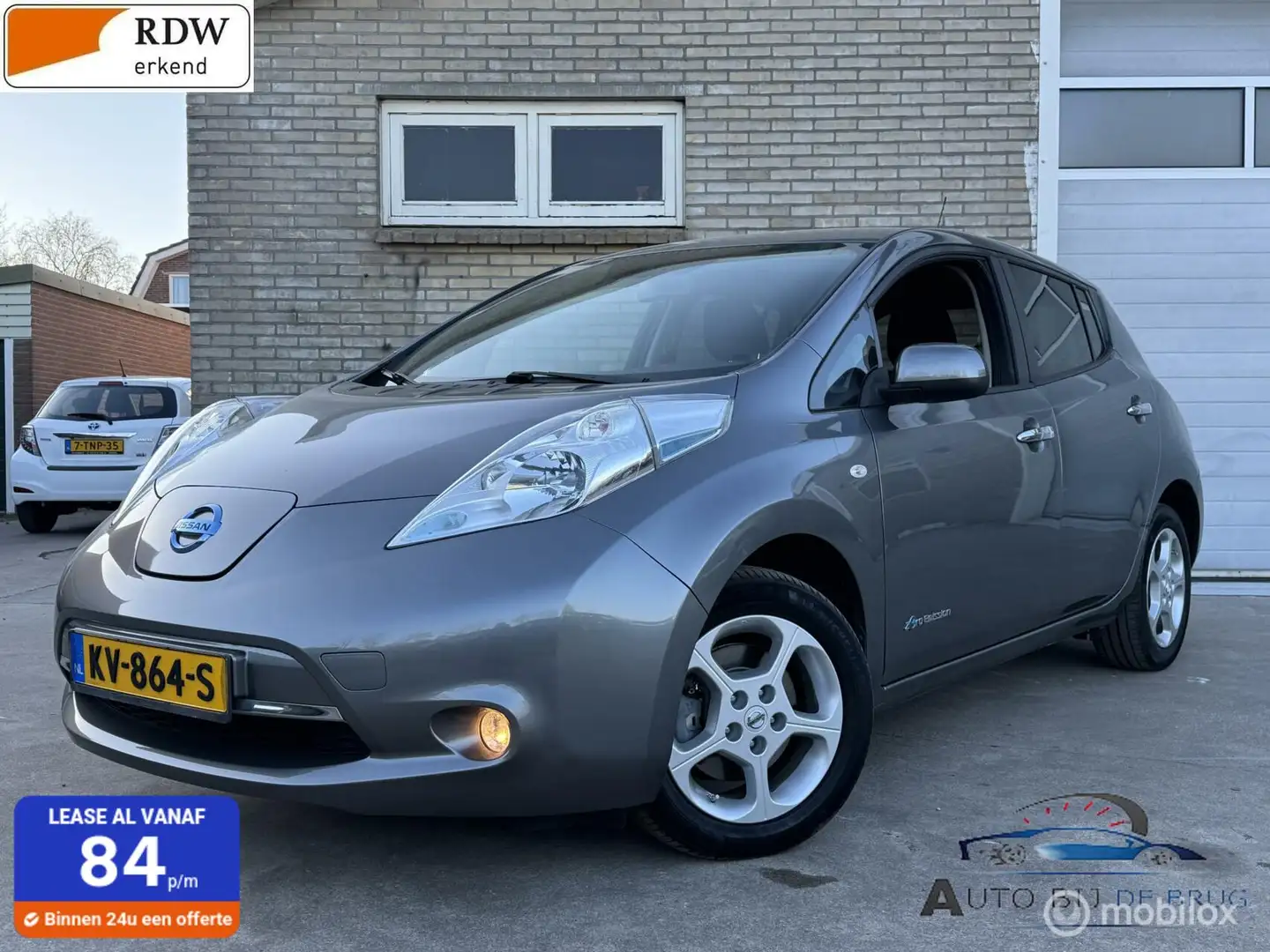 Nissan Leaf Acenta 30 kWh Navi Clima Cruise Stoel verw Gris - 1