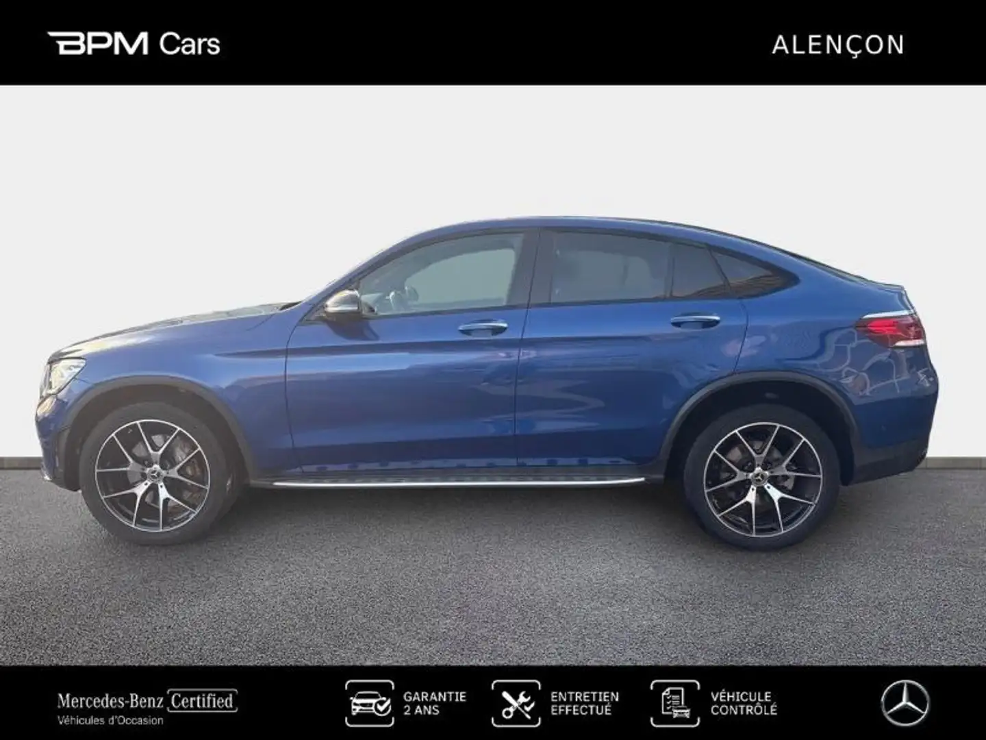 Mercedes-Benz GLC 300 300 e 211+122ch AMG Line 4Matic 9G-Tronic Euro6d-T-EVAP-ISC Bleu - 2