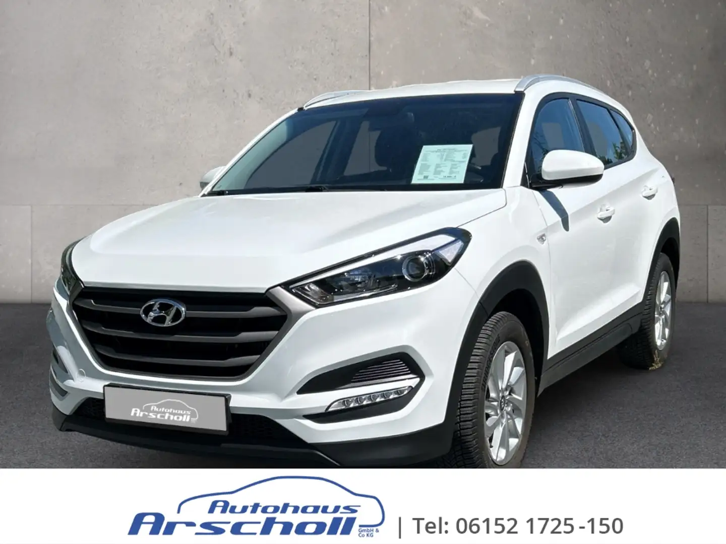 Hyundai TUCSON blue Classic 2WD T-GDi 1.6 Alarm Tel.-Vorb. Bergan Weiß - 1