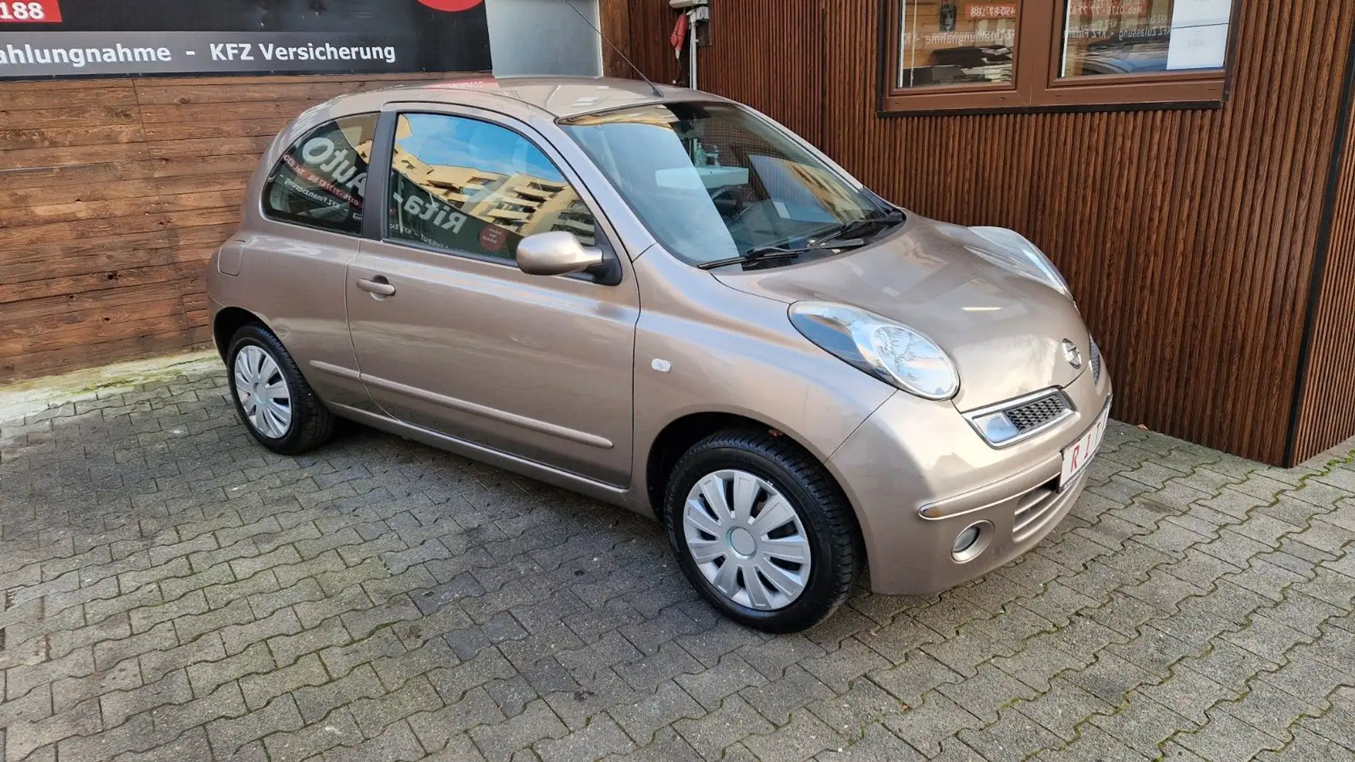 Nissan Micra 1.2 Automatik, Klima, Tüv Neu, 1 Hand Braun - 2