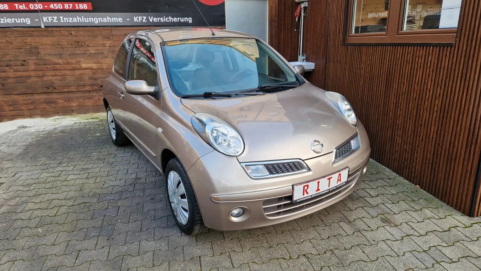 Nissan Micra 1.2 Automatik, Klima, Tüv Neu, 1 Hand Braun - 1