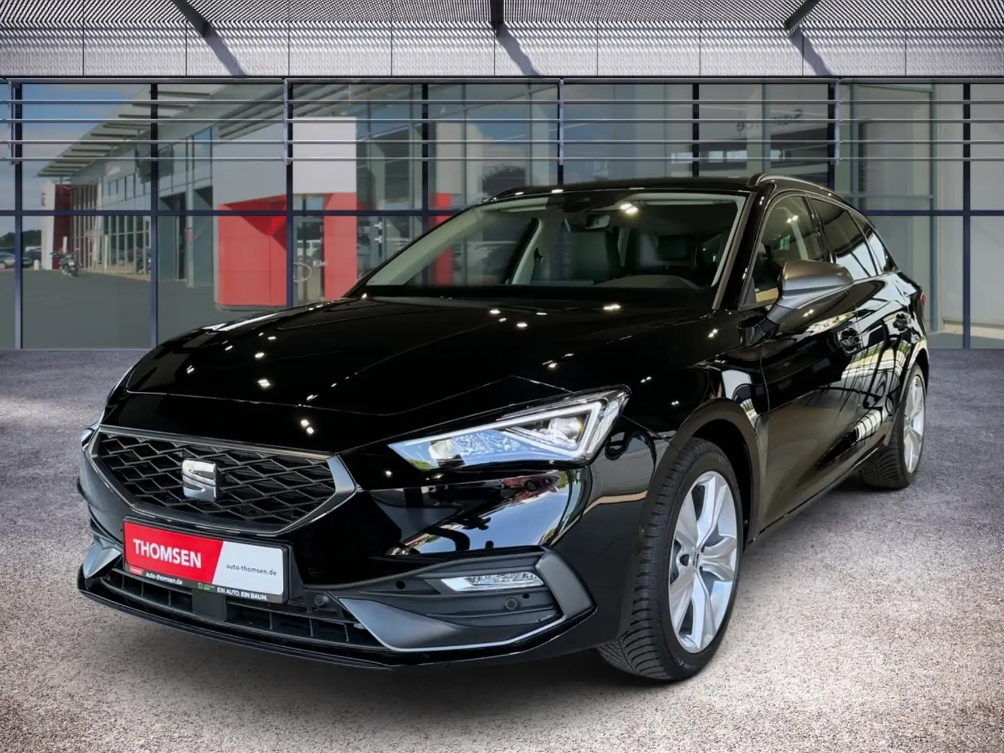 SEAT Leon Sportstourer FR 2.0 TDI Navi ACC AUT LED Schwarz - 2
