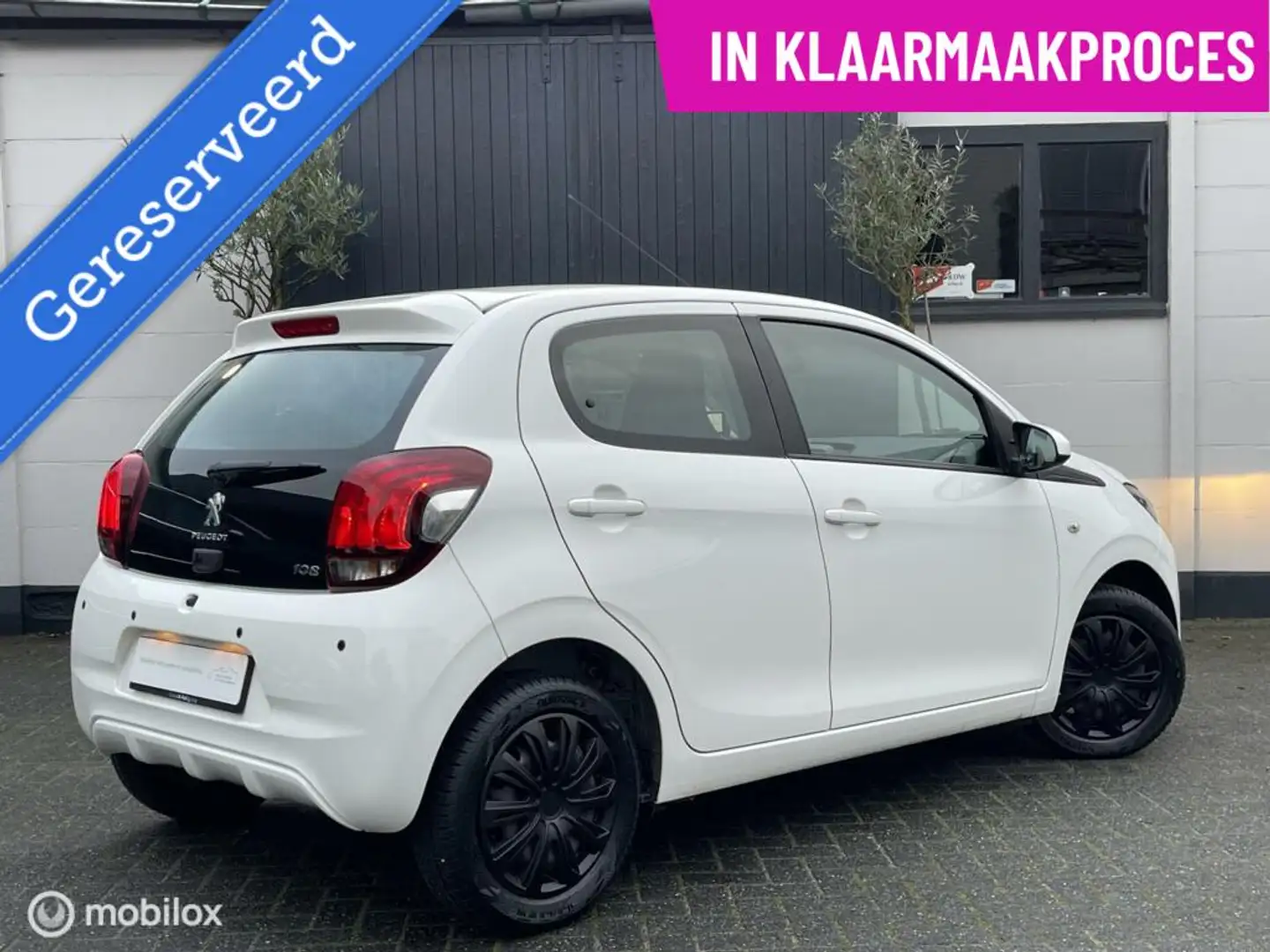 Peugeot 108 1.0 e-VTi|RIJKLAAR|AC|BTW|CARPLAY|LED|PDC|GARANT Wit - 2