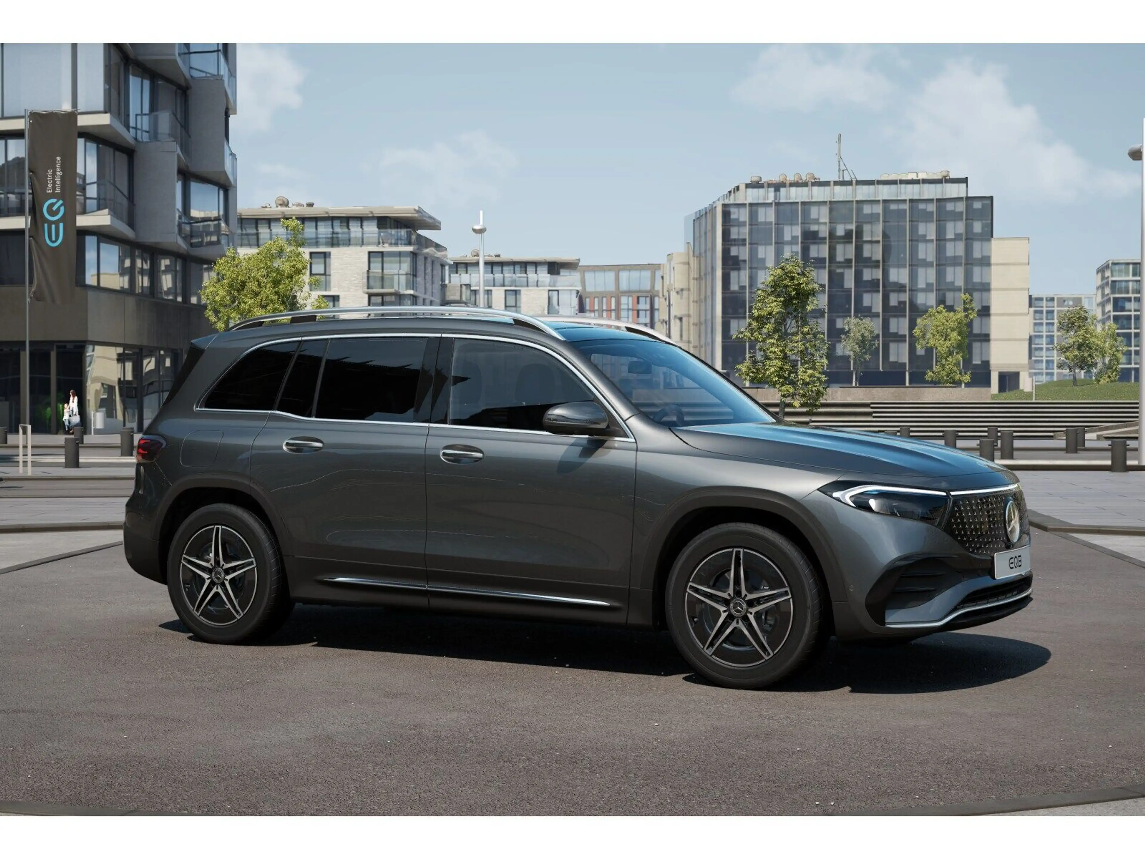 Mercedes-Benz EQB 300 4M AMG+LED+DISTR+AMBIE+EASY-P+AHK+PANO — photo 4