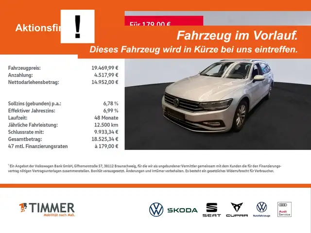 Volkswagen Passat Variant 2.0 TDI DSG BUSINESS +LED +ACC +RKAM +NAVI +SHZ +