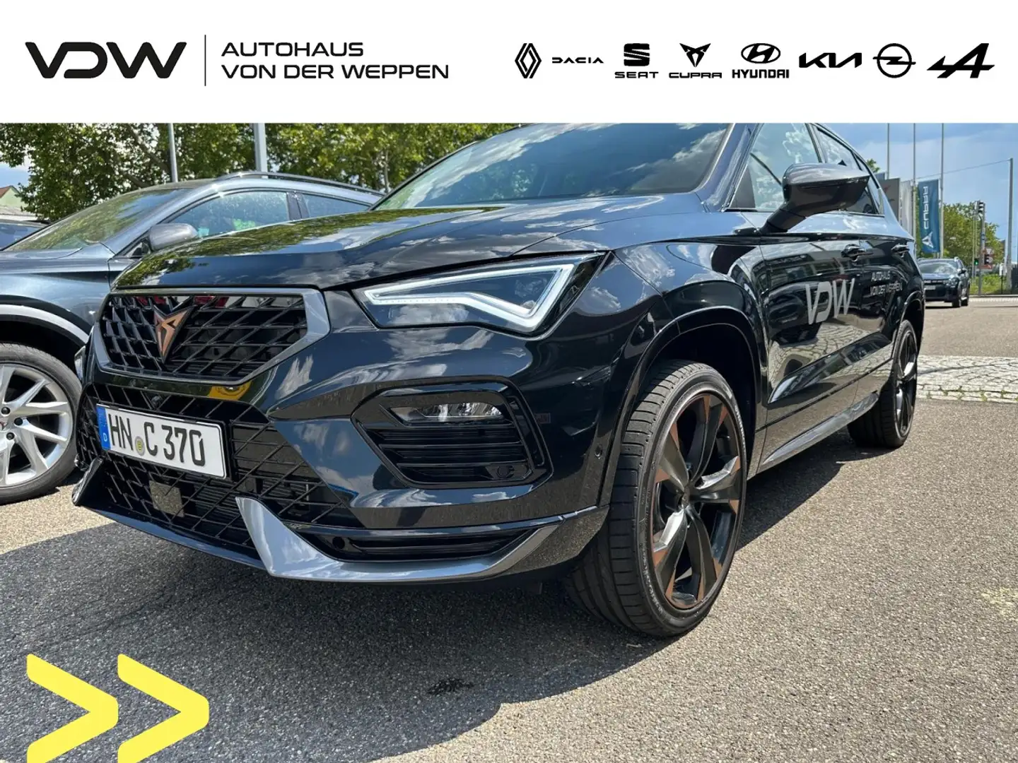 CUPRA Ateca 1.5 DSH AHK NAVI SHZ uvm. Klima Navi Schwarz - 1