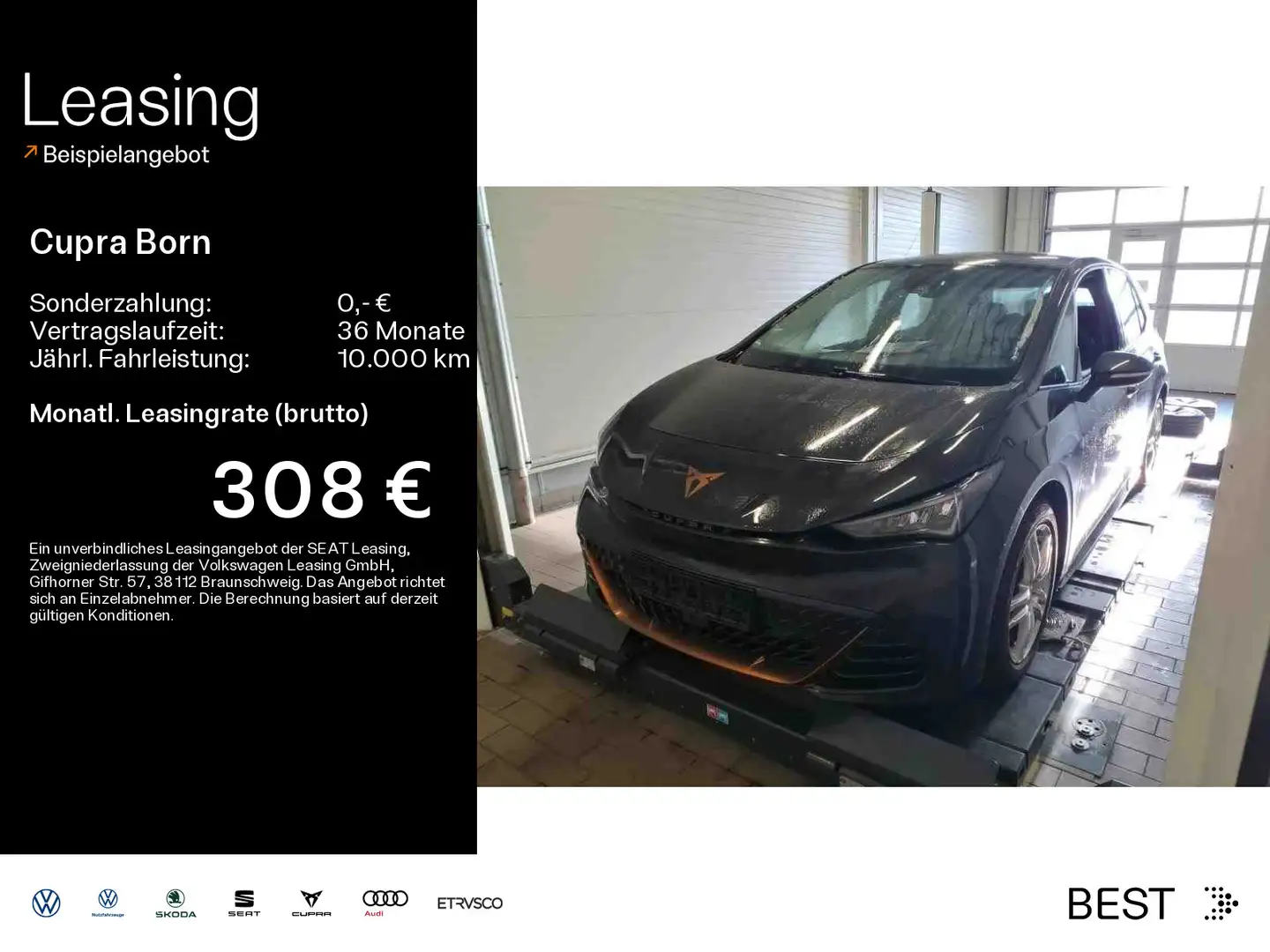 CUPRA Born electric*NAVI*WÄRMEPUMPE*ACC*LED*18ZOLL*KAM Gris - 1