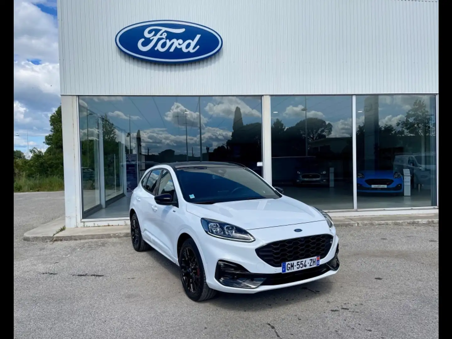 Ford Kuga 2.5 Duratec 225ch PHEV ST-Line X BVA Blanc - 1