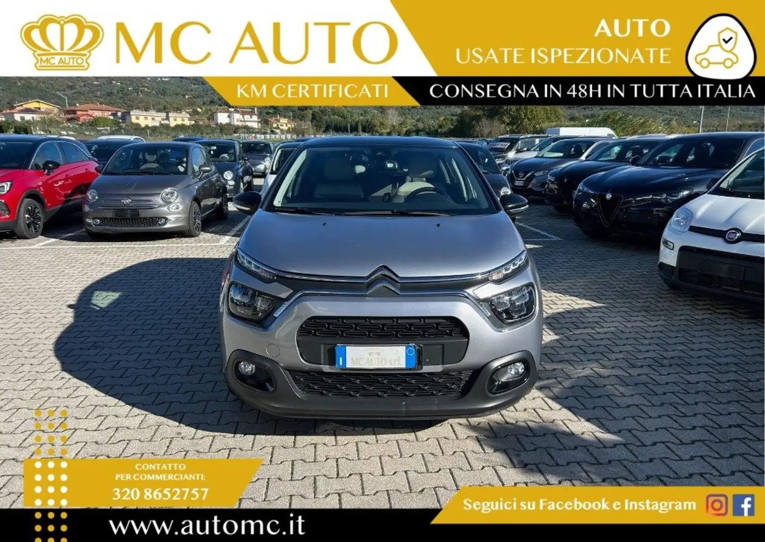 Citroen C3 PureTech 83 S&S Shine Pack Grigio - 2